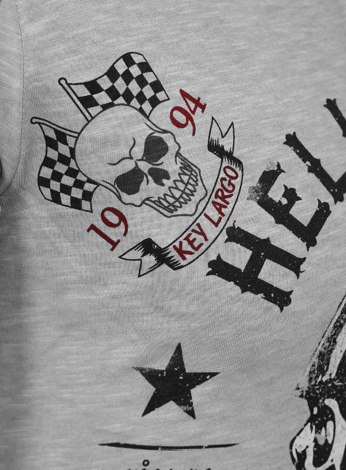 Key Largo T-Shirt »HELL RIDERS«, in coolem Biker-Design