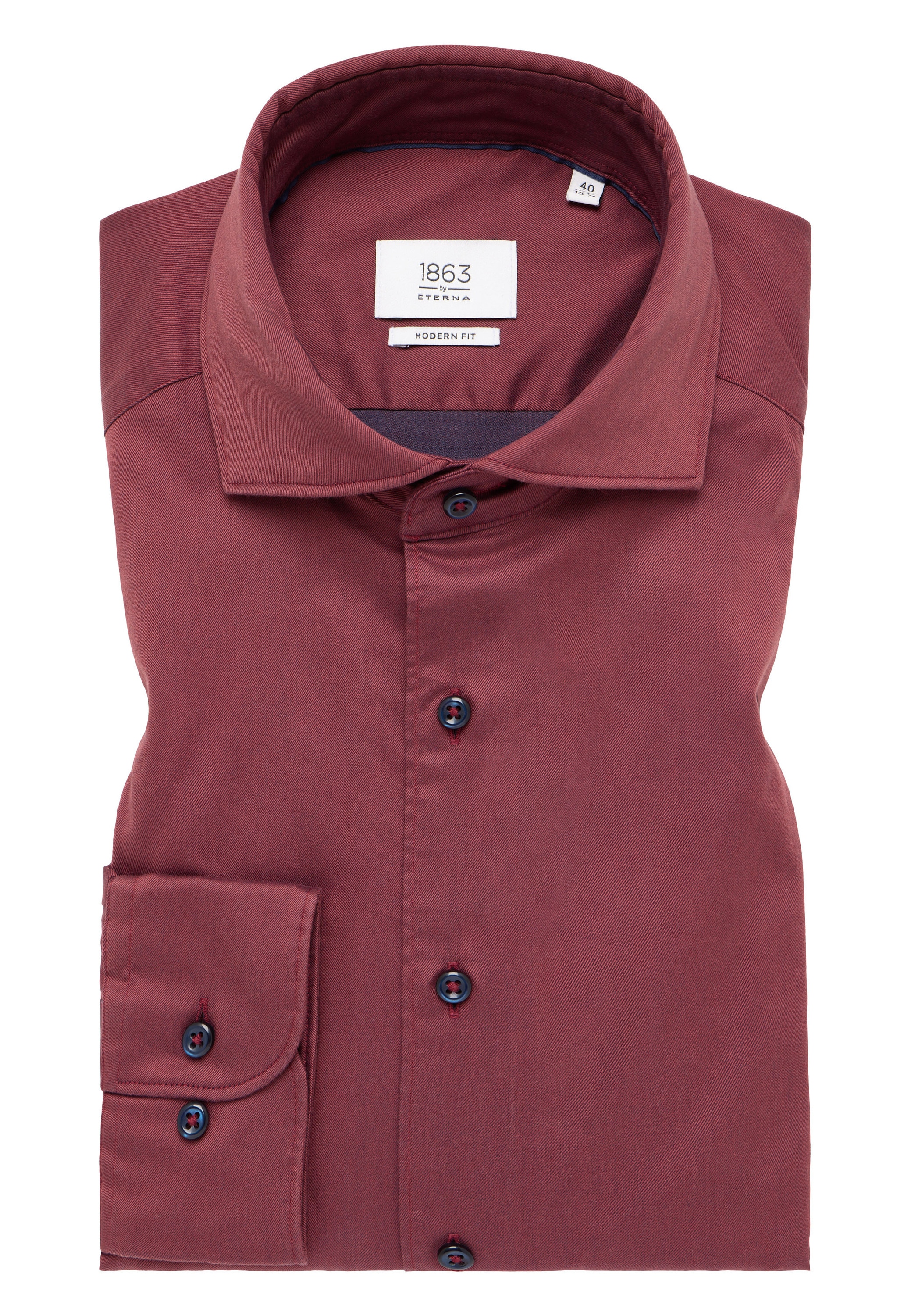 Eterna Langarmhemd »MODERN FIT«, EASY IRON (bügelleicht)