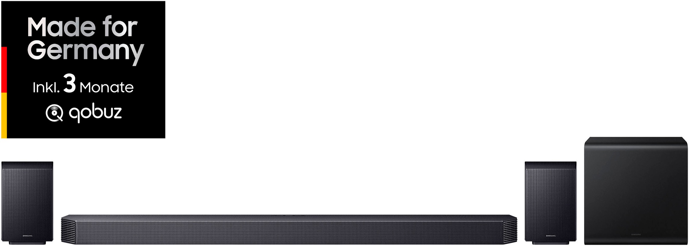 Samsung Soundbar »HW-Q935GF Q-Soundbar«, 9.1.4-Kanal Subwoofer & Rücklautsprecher, Kabellos Dolby Atmos, DTS:X