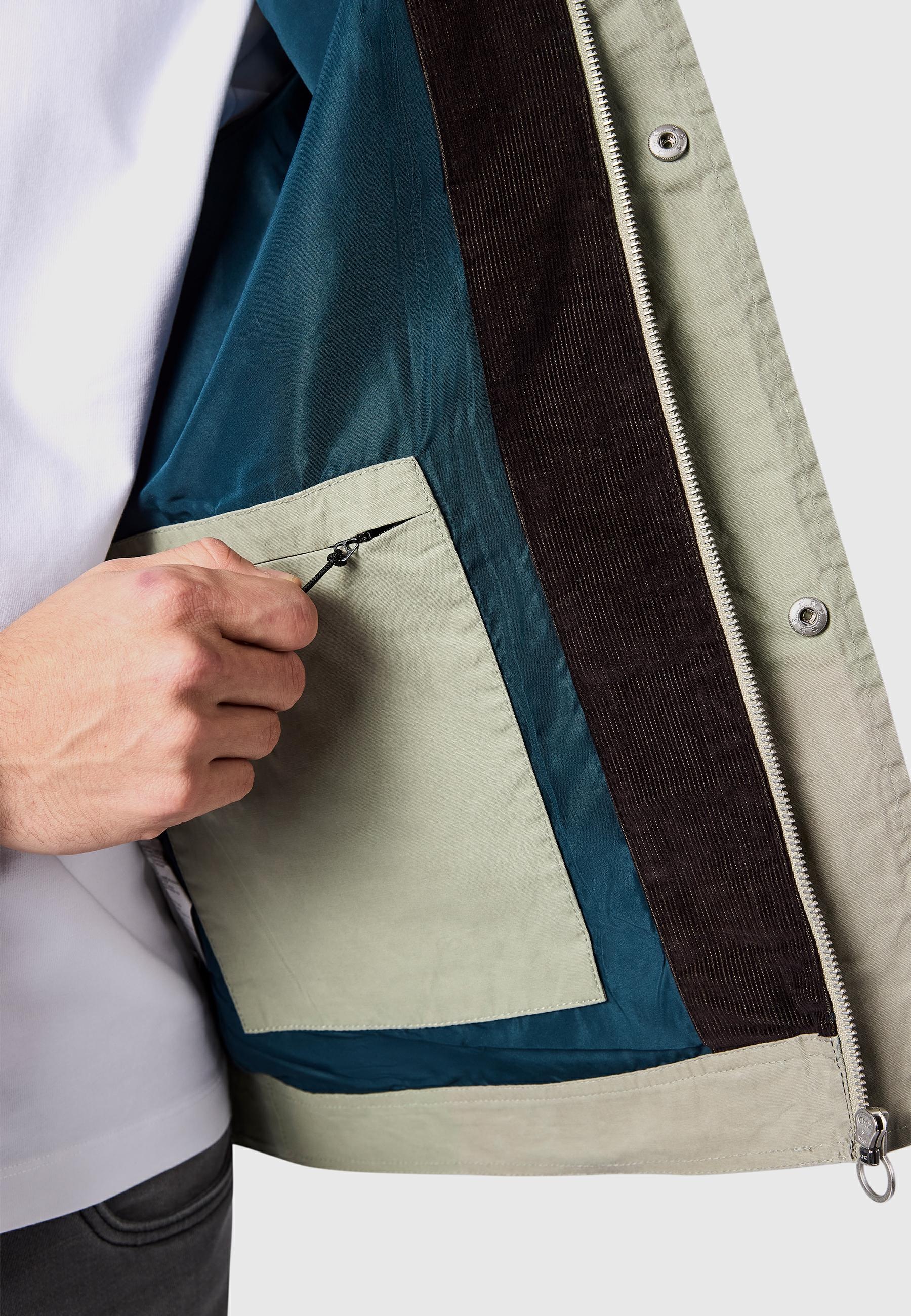 Ragwear Anorak »Murpho Vintage« ohne Kapuze Geradlinige Übergangsjacke mit Brusttaschen