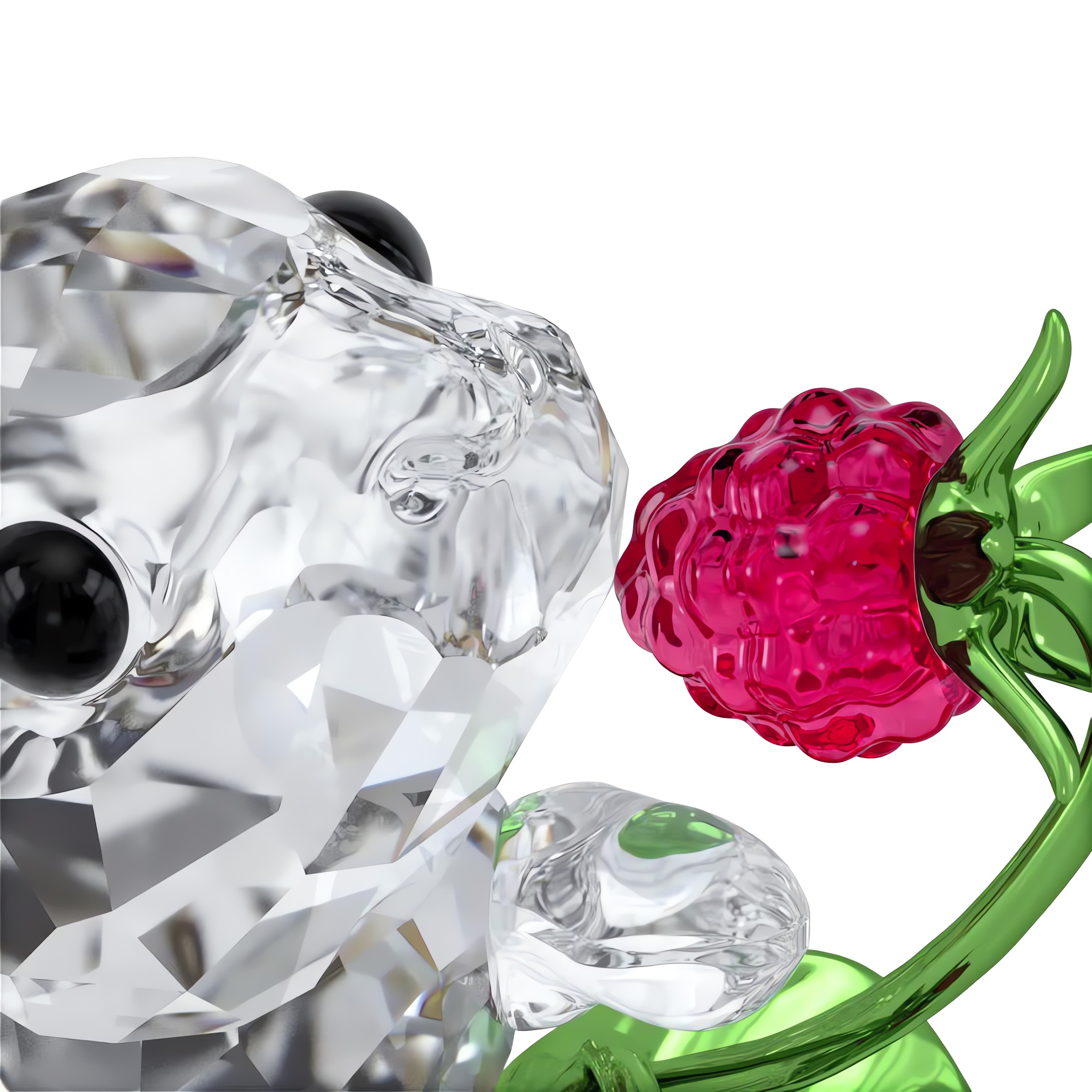 Swarovski Tierfigur »Dekofigur Kristallfigur Sammelfigur Idyllia Hase und Himbeeren,«