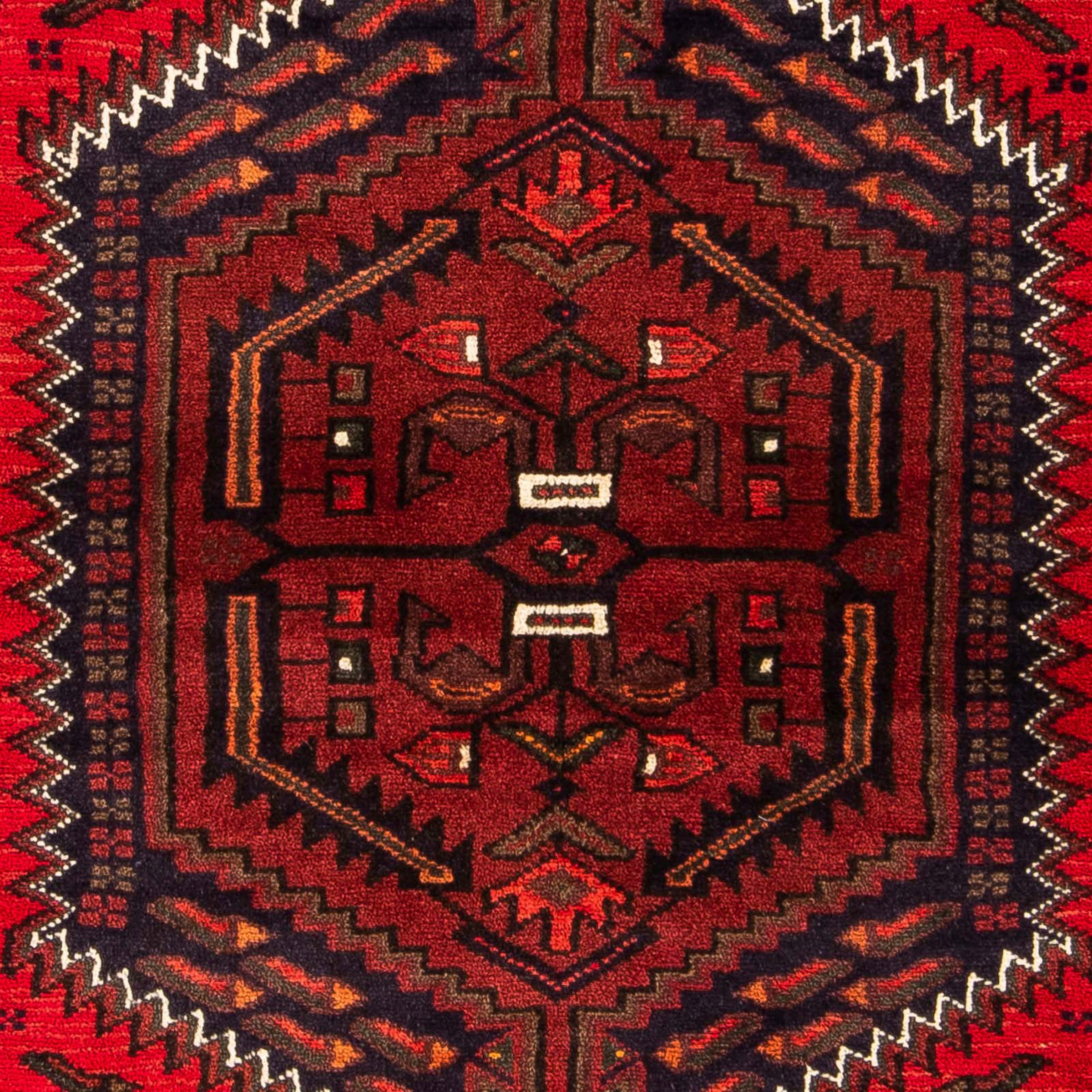 morgenland Orientteppich »Perser - Nomadic - 165 x 102 cm - dunkelrot«, rechteckig, Wohnzimmer, Handgeknüpft, Einzelstück mit Zertifikat