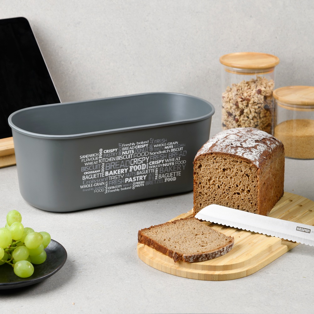 KESPER® Brotkasten »Brotbox«, (1 tlg.), Deckel als Schneidebrett verwendbar
