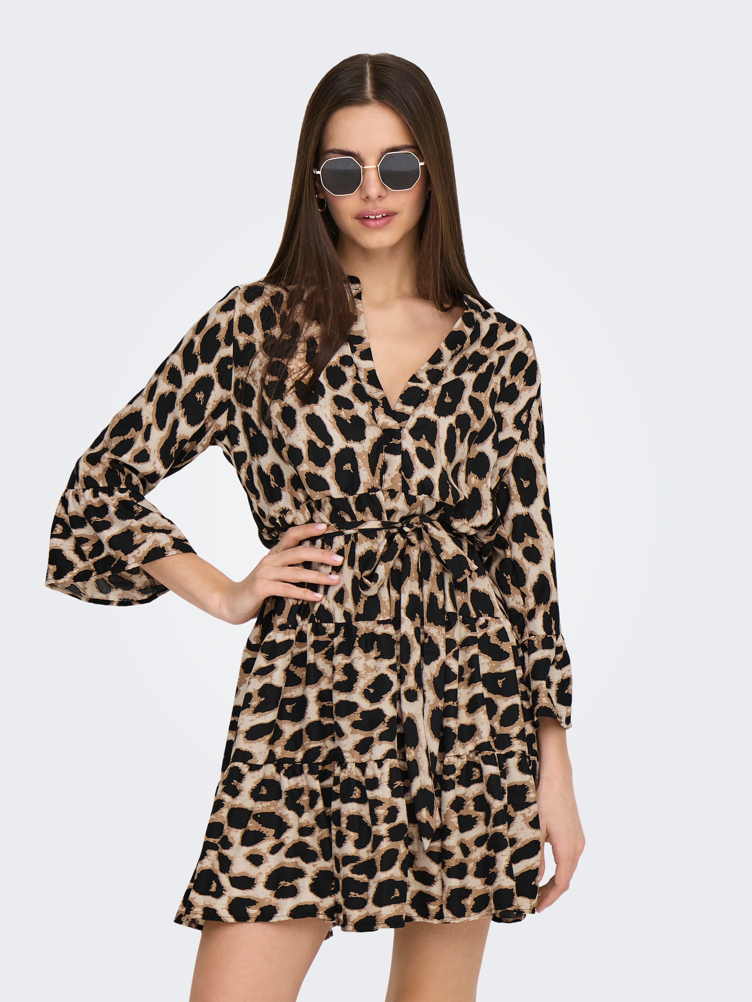 ONLY Tunikakleid "ONLATHENA LIFE 3/4 SHORT DRESS WVN NOOS", Sommerkleid günstig online kaufen