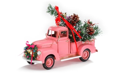 CHRISTMAS GOODS by Inge Weihnachtsfigur »Pick-up Oldtimer«, (1 St.), mit üppiger... kaufen