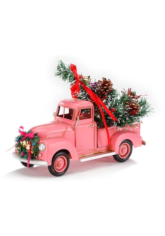 Weihnachtsfigur »Pick-up Oldtimer, Weihnachtsdeko«