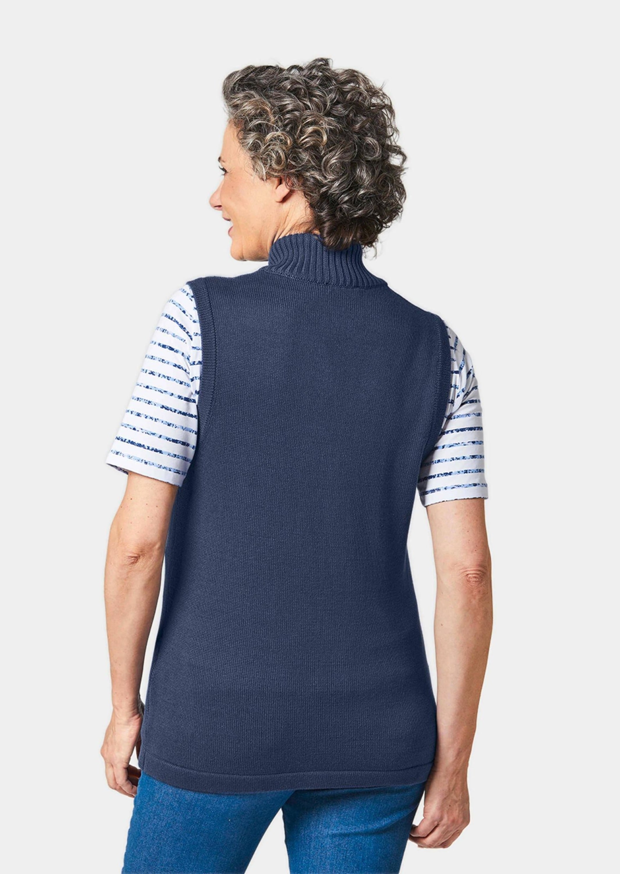 GOLDNER Strickjacke »Strickweste Sportliche Strickweste«
