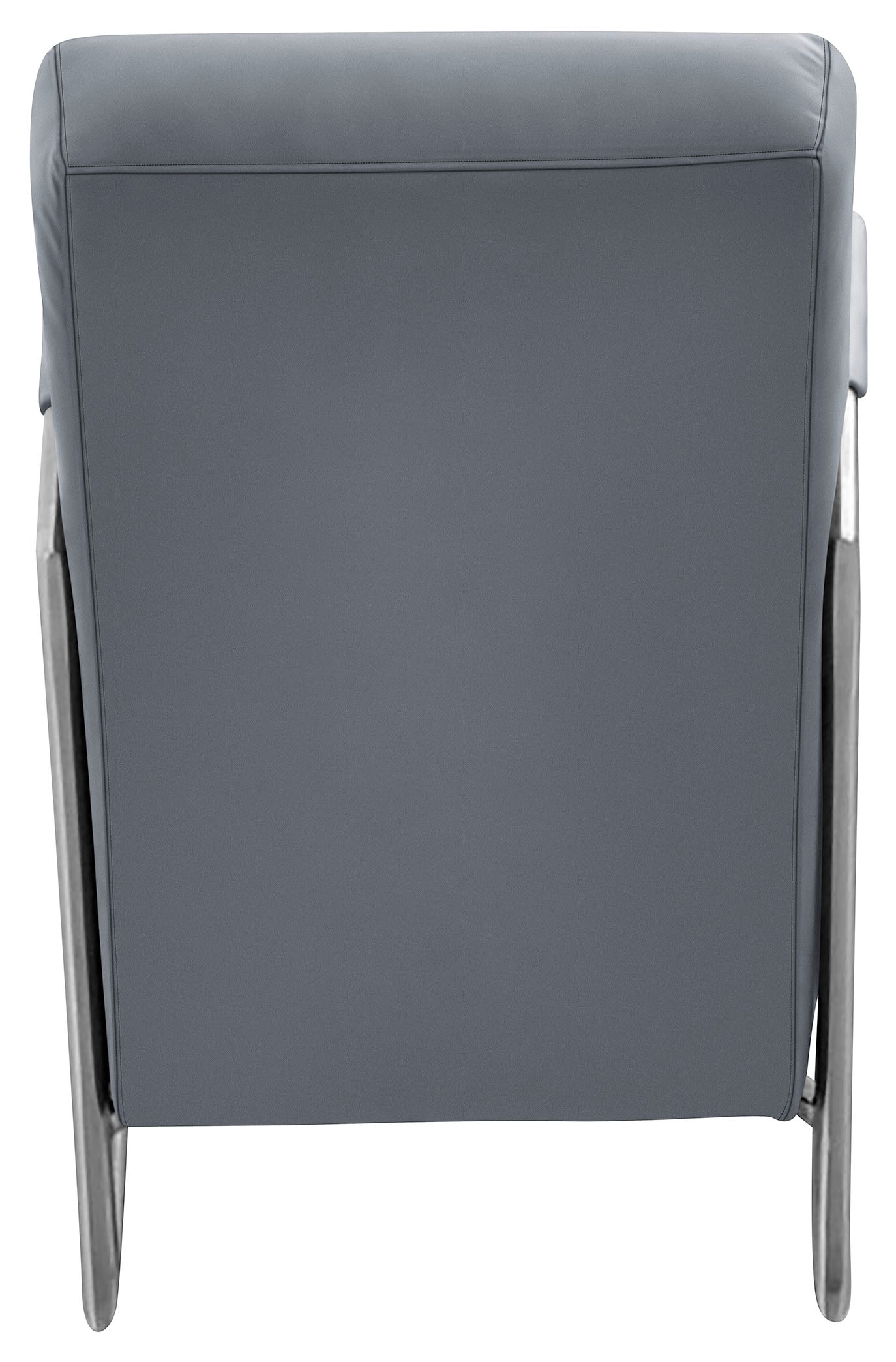 K+W Komfort & Wohnen Cocktailsessel, mit bezogenen Armlehnen, Gestell in Metall Edelstahloptik