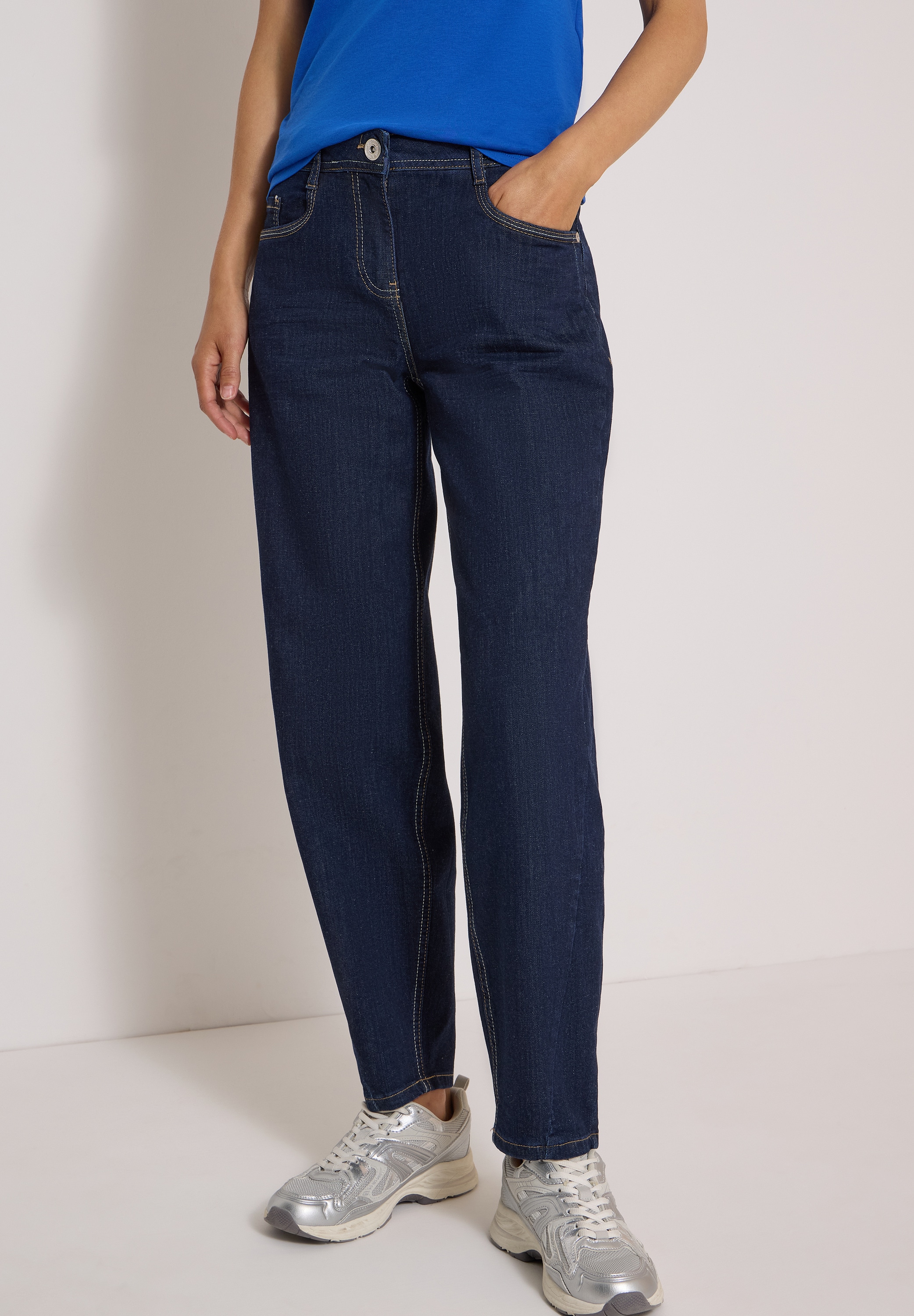 Cecil Loose-fit-Jeans mit Elasthan, Loose Fit