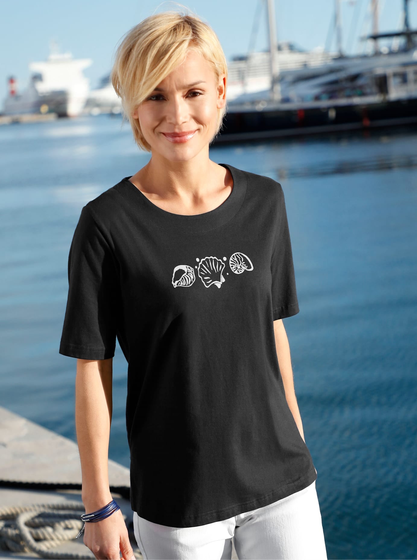 Casual Looks Kurzarmshirt "Shirt" 1 Stk. tlg. günstig online kaufen