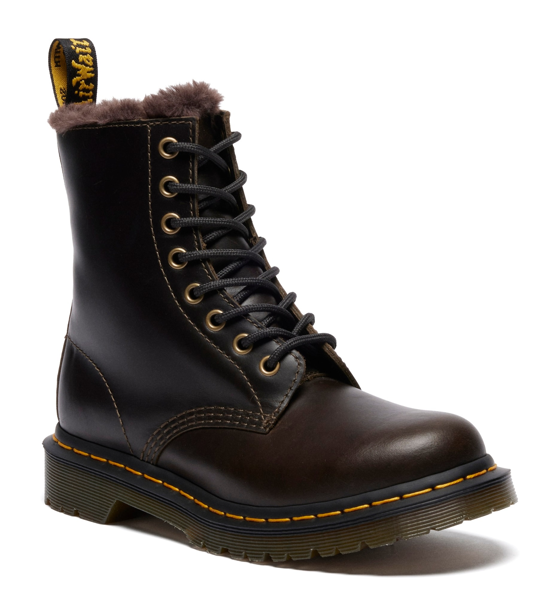 DR. MARTENS Winterboots »1460 Serena 8 Eye Boot«, Stiefel, Boot mit Blockabsatz