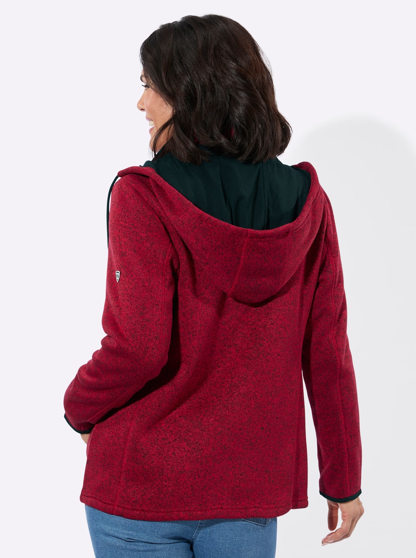 Casual Looks Fleecejacke mit Kapuze