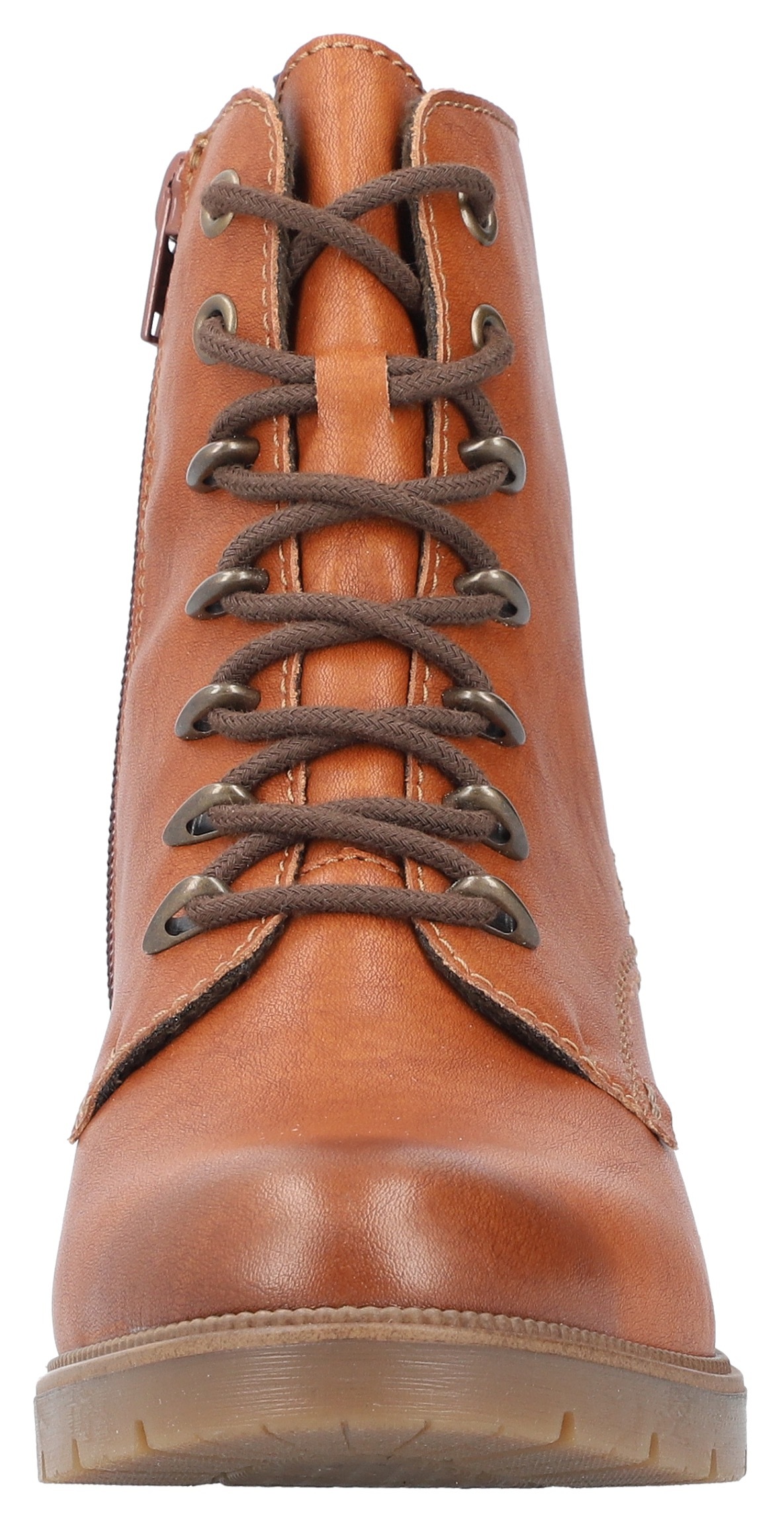 Thumbnail - Rieker Schnürstiefelette, Schnürboots, Blockabsatz, mit Innenreißverschluss