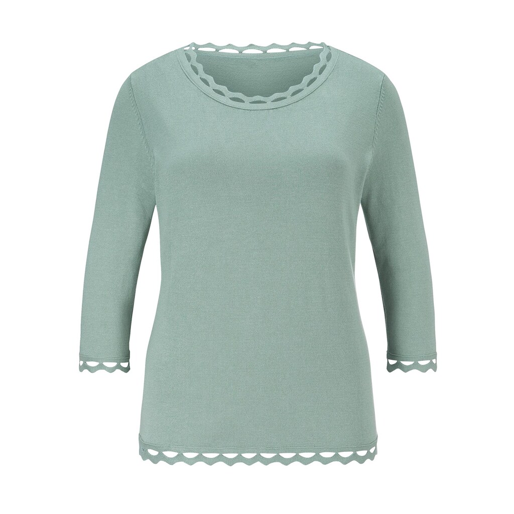 Inspirationen 3/4 Arm-Pullover »Pullover«