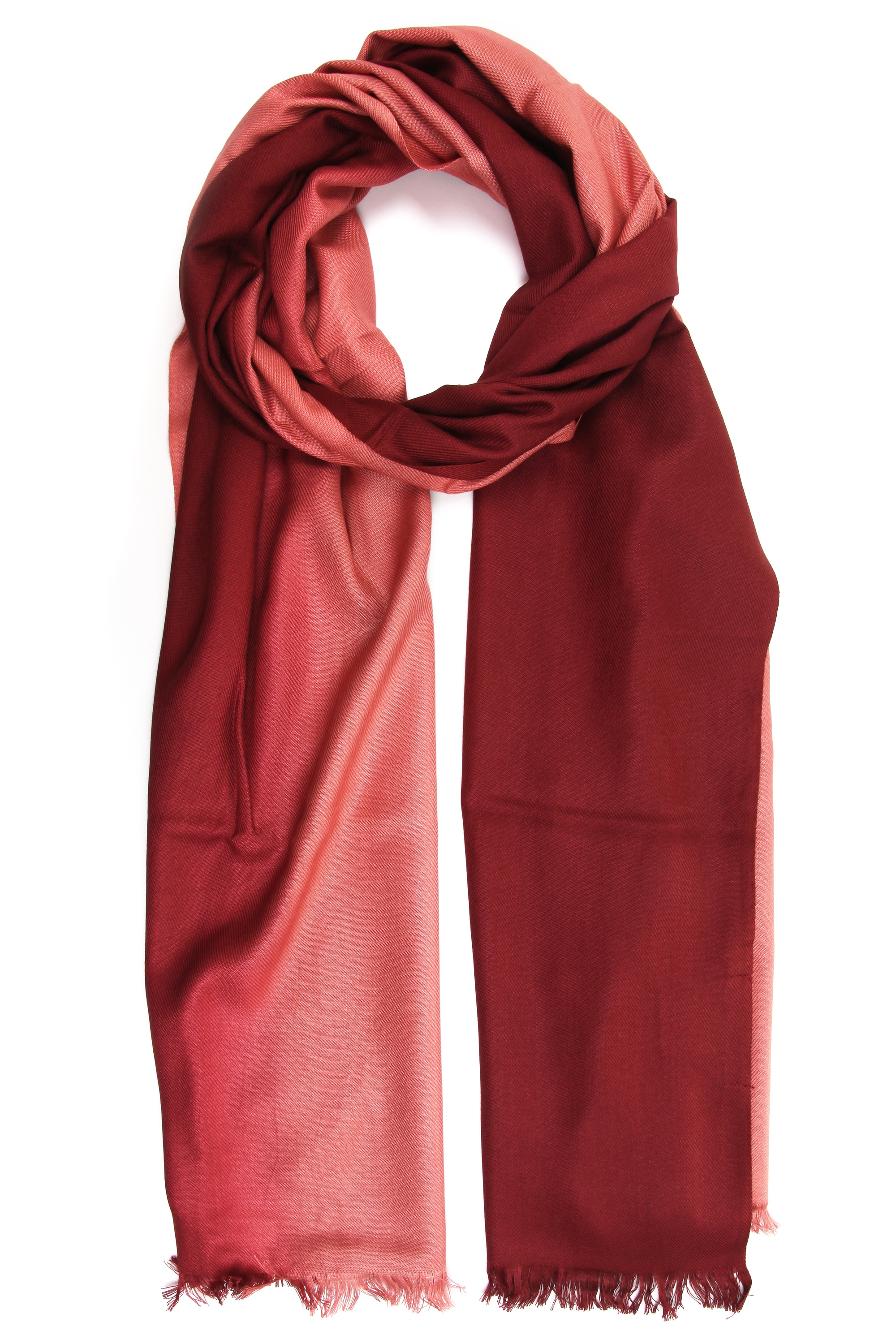 COLLEZIONE ALESSANDRO Modeschal "Lonie", 1 Stk. im Farbverlauf mit Fransenk günstig online kaufen