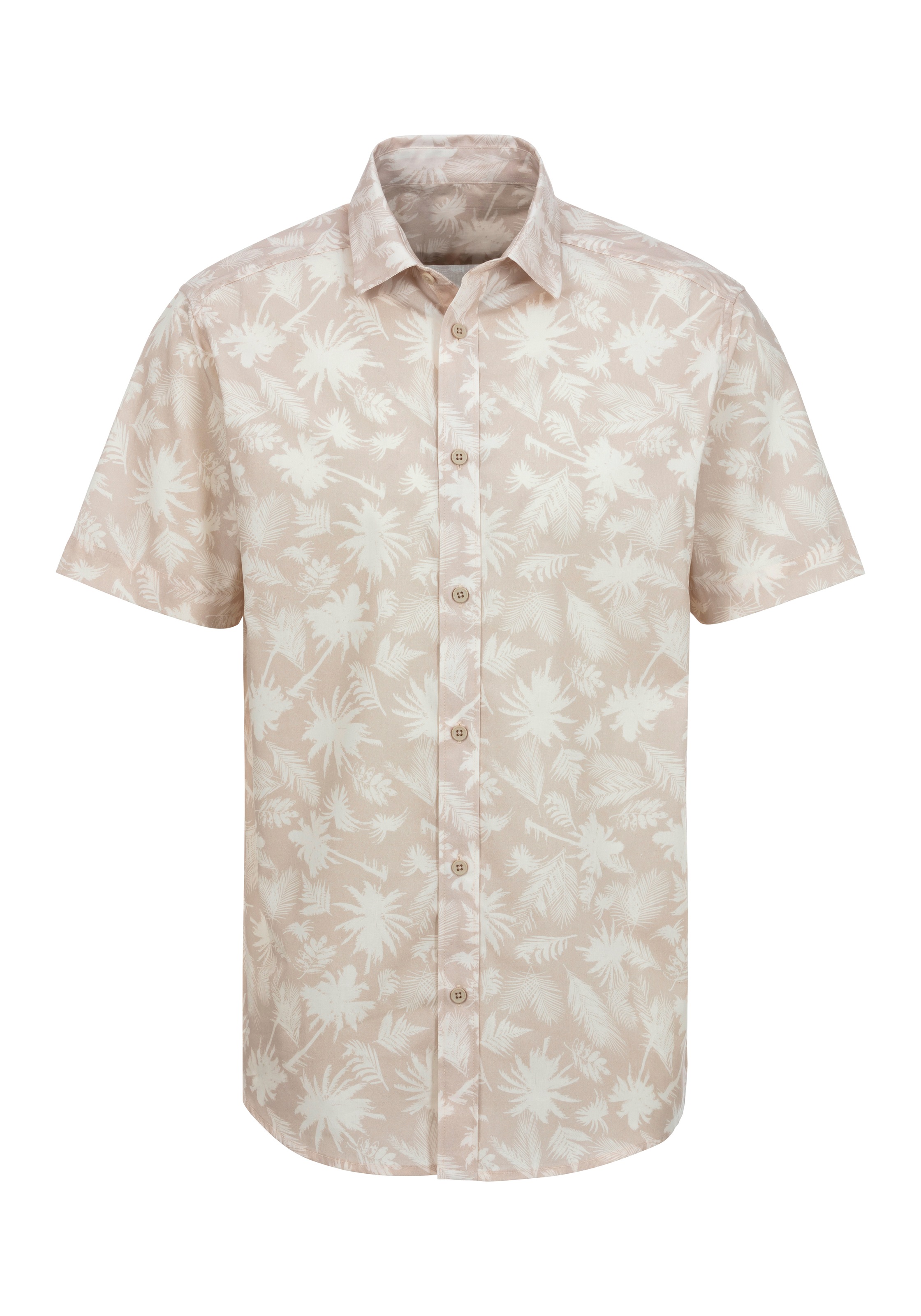 Beachtime Hawaiihemd "Regular fit", Kurzarm, Freizeithemd mit Palmenprint, günstig online kaufen