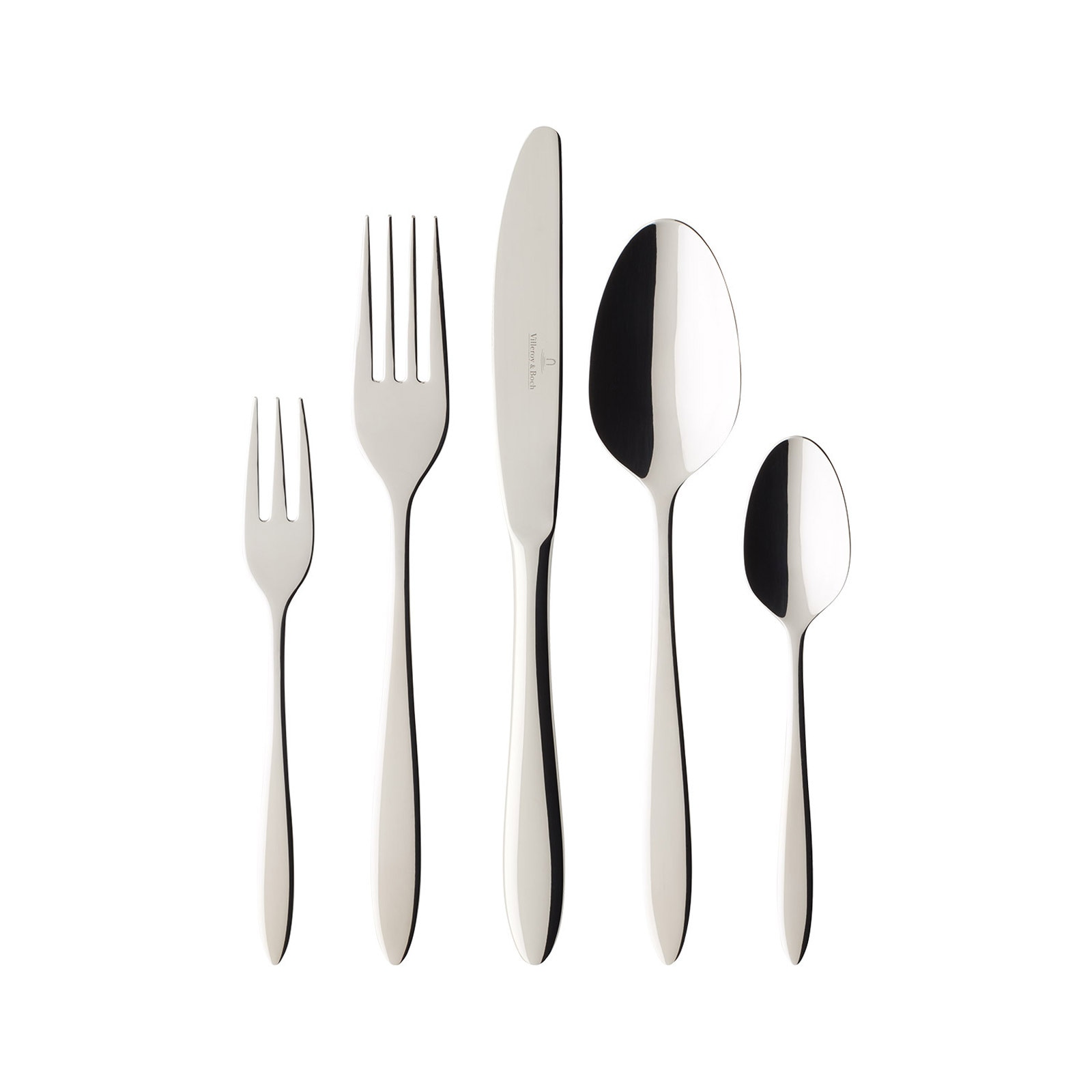 Villeroy & Boch Besteck-Set "Tafelbesteck Annalena 180er Set silber" Spülmaschinenfest