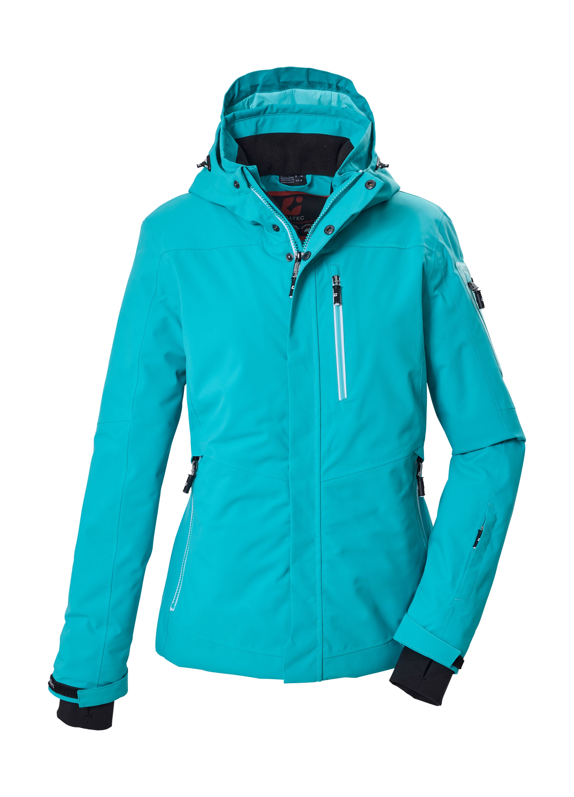 Killtec Skijacke "KSW 228 WMN SKI JCKT" Wind- und wasserdichte Skijacke mit regulierbarer Kapuze