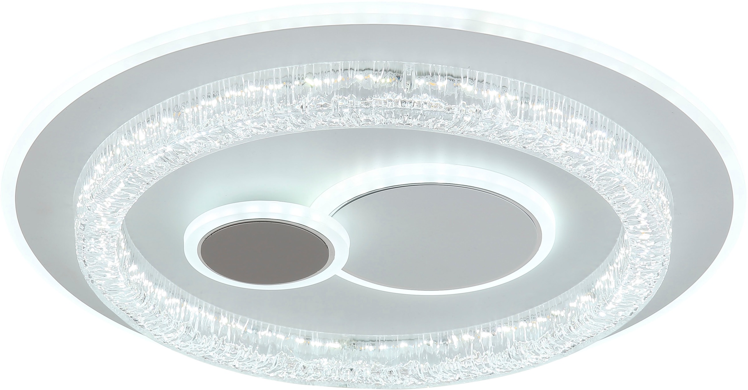 GLOBO LIGHTING Deckenleuchte »KRISWALL« LED-Modul 1 Stk. LED Deckenleuchte für Wohn- & Esszimmer weiß matt