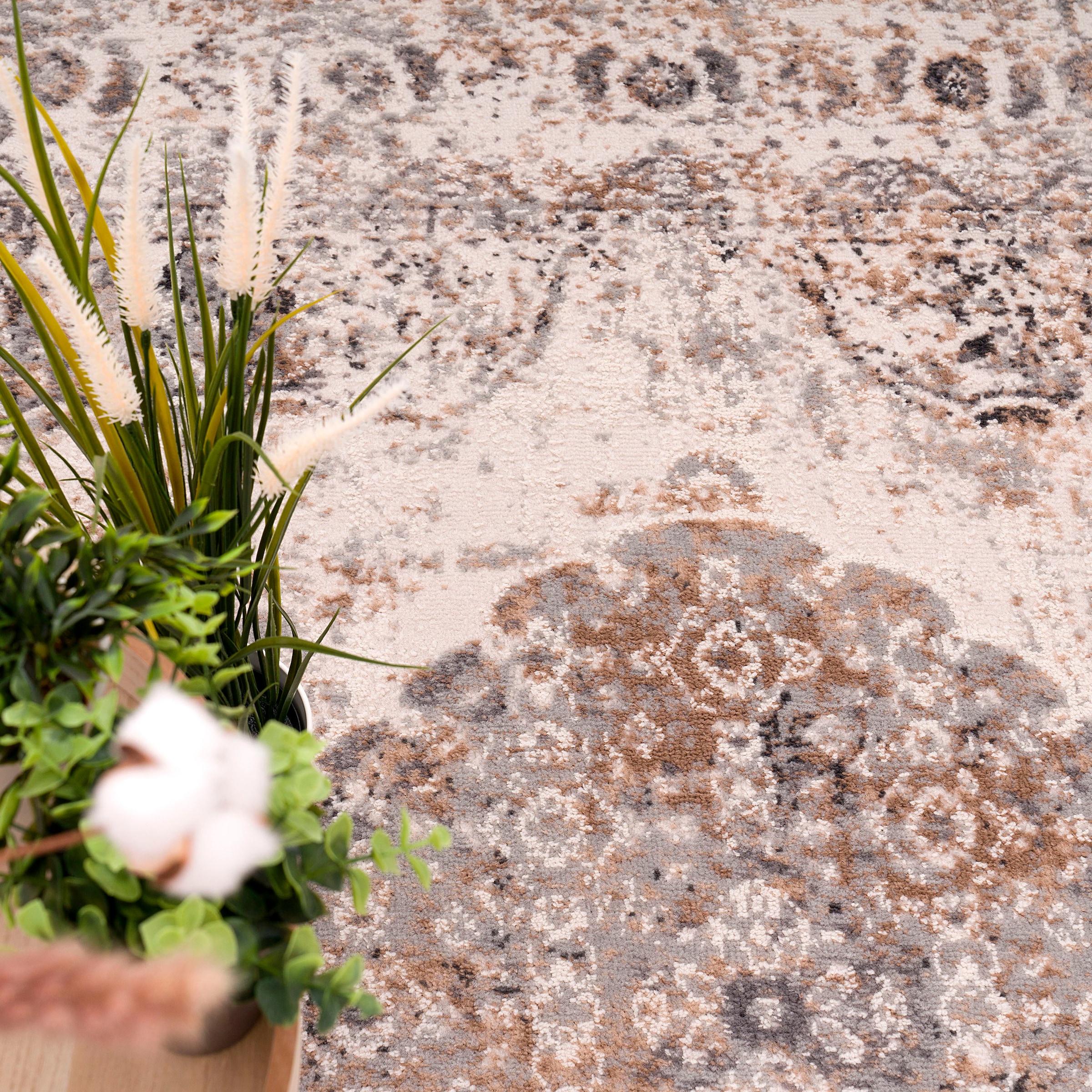 Paco Home Teppich »Foggia 779« rechteckig 12 mm Höhe Kurzflor, Orient Optik, Vintage Design