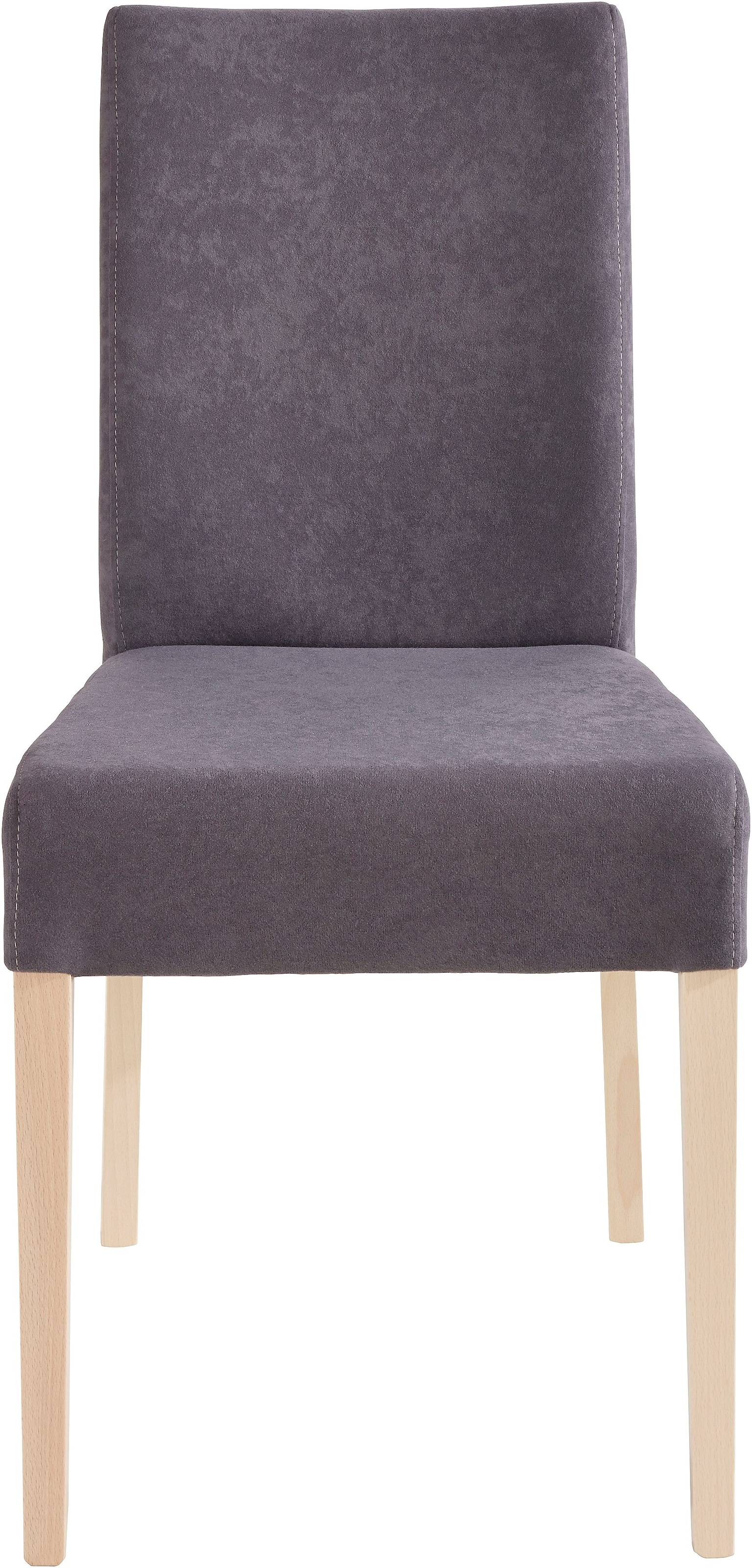 Home affaire 4-Fußstuhl "Umag" (Set) 2 Stk.Sitz und Rücken gepolstert günstig online kaufen