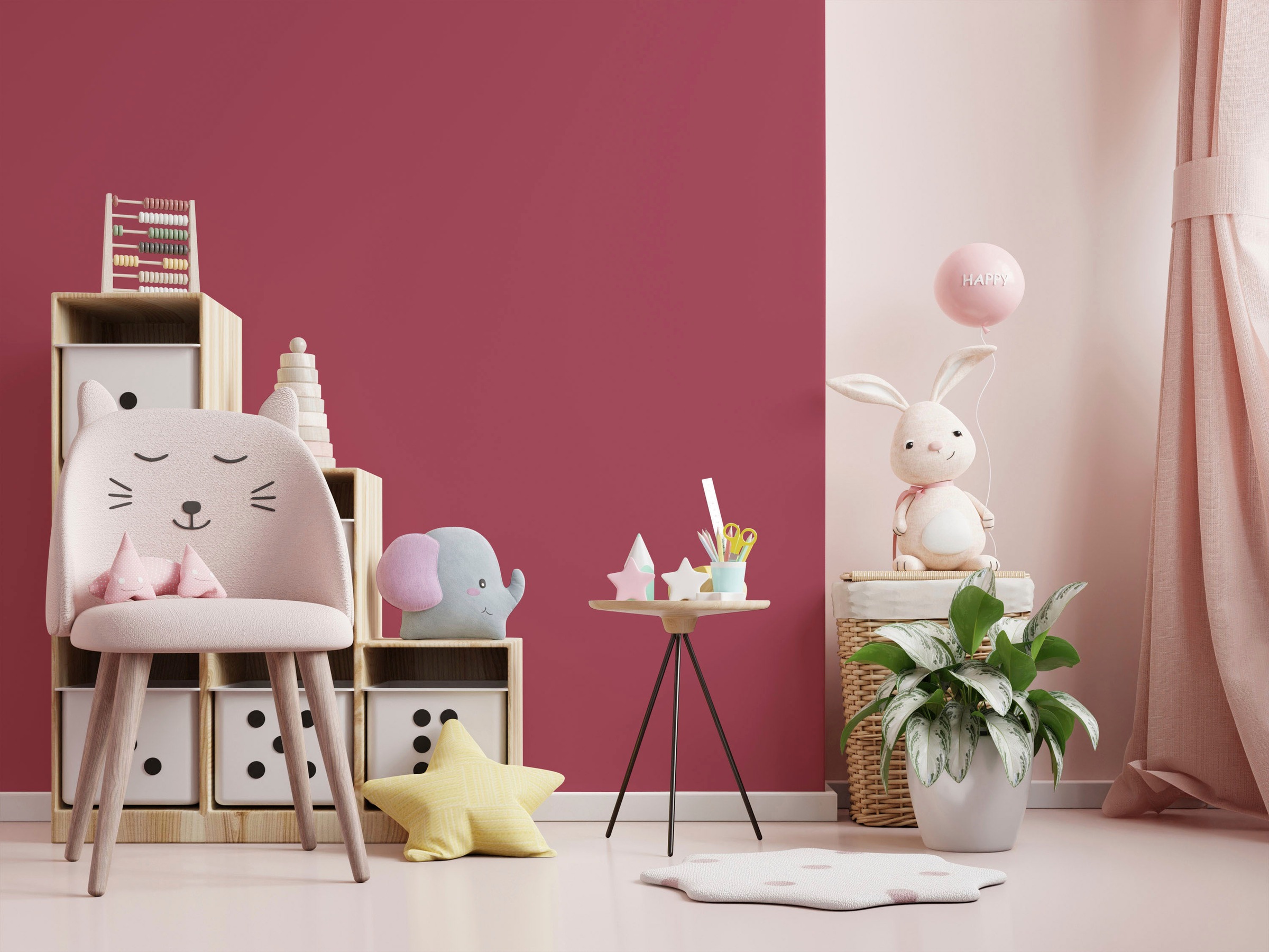 A.S. Création Wand- und Deckenfarbe »Seidenmatt Innenfarbe THE COLOR KITCHEN« für Wohnzimmer Schlafzimmer Flur Küche, versch. Rosatöne