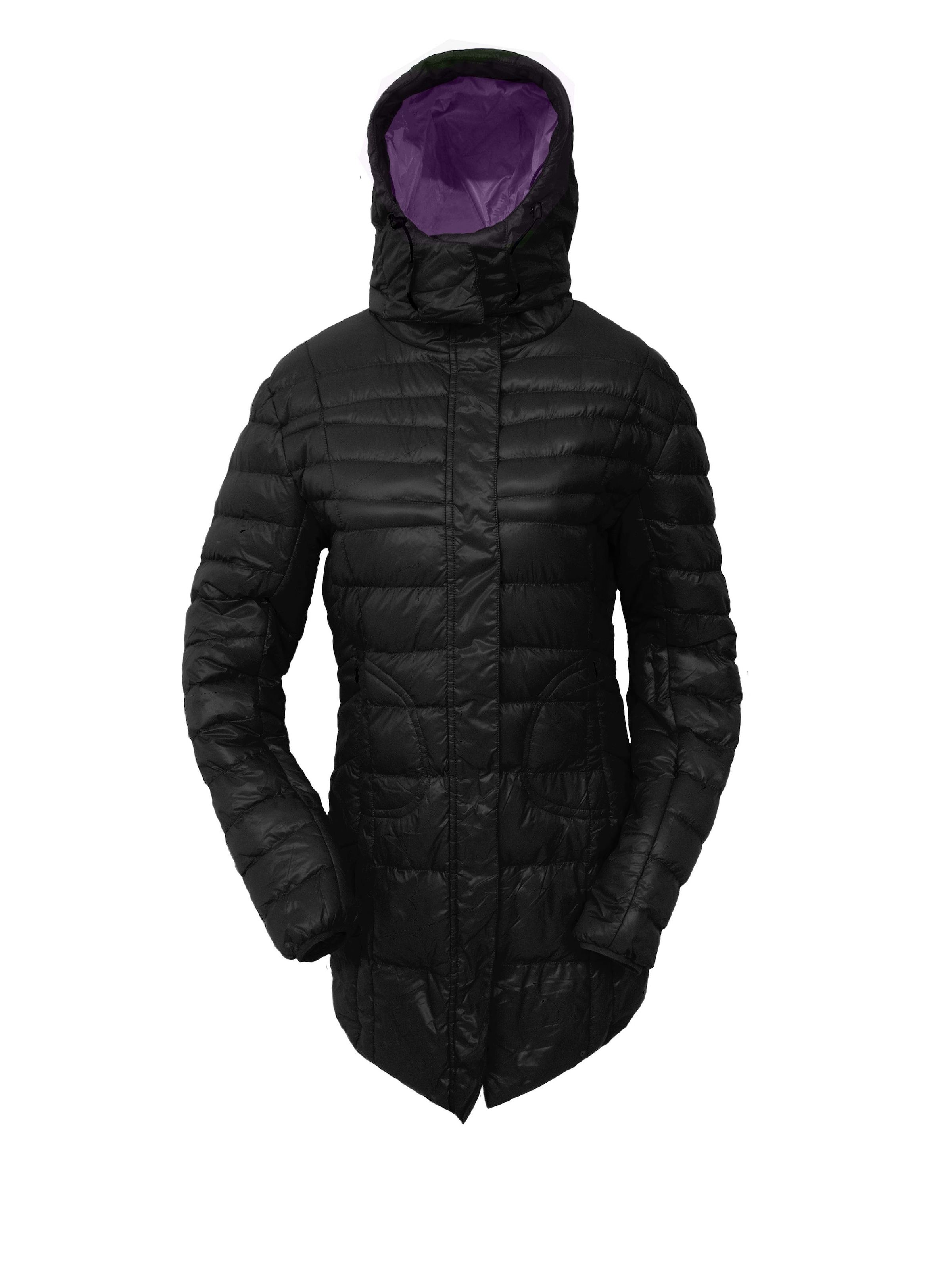 DEPROC Active Steppjacke "GILMOUR II LONG" mit Kapuze auch in Großen Größen erhältlich