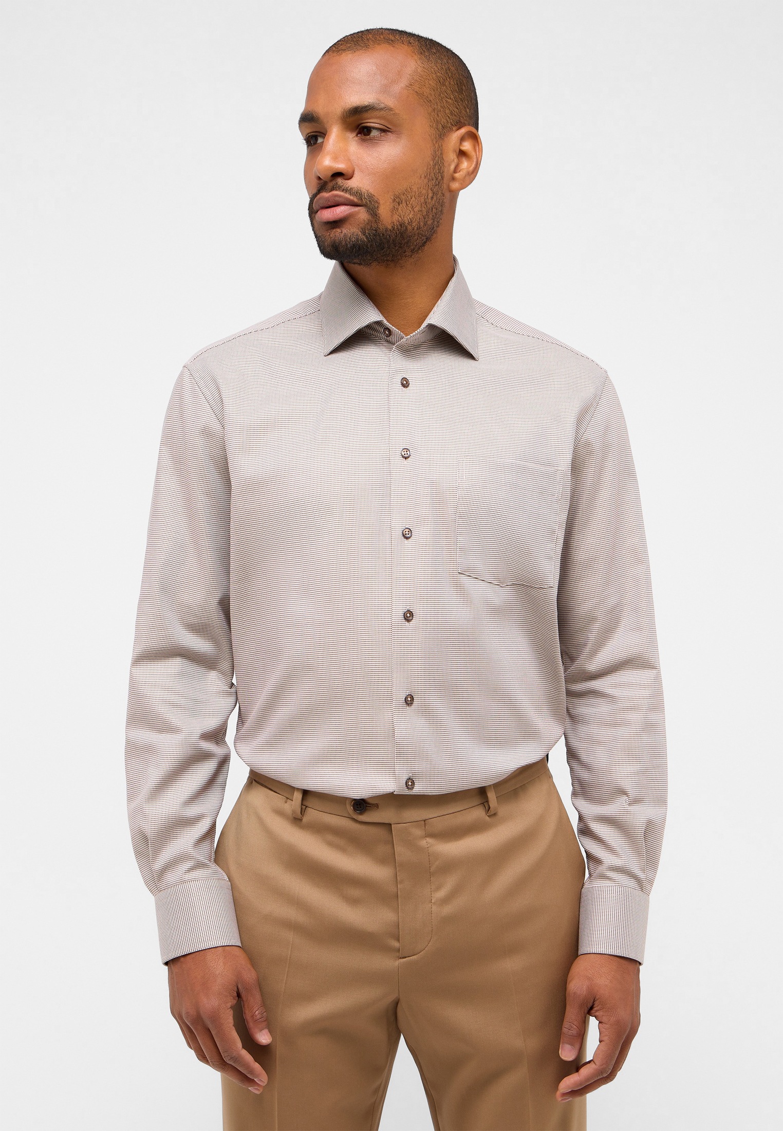 Eterna Langarmhemd "MODERN FIT", NON IRON (bügelfrei) günstig online kaufen