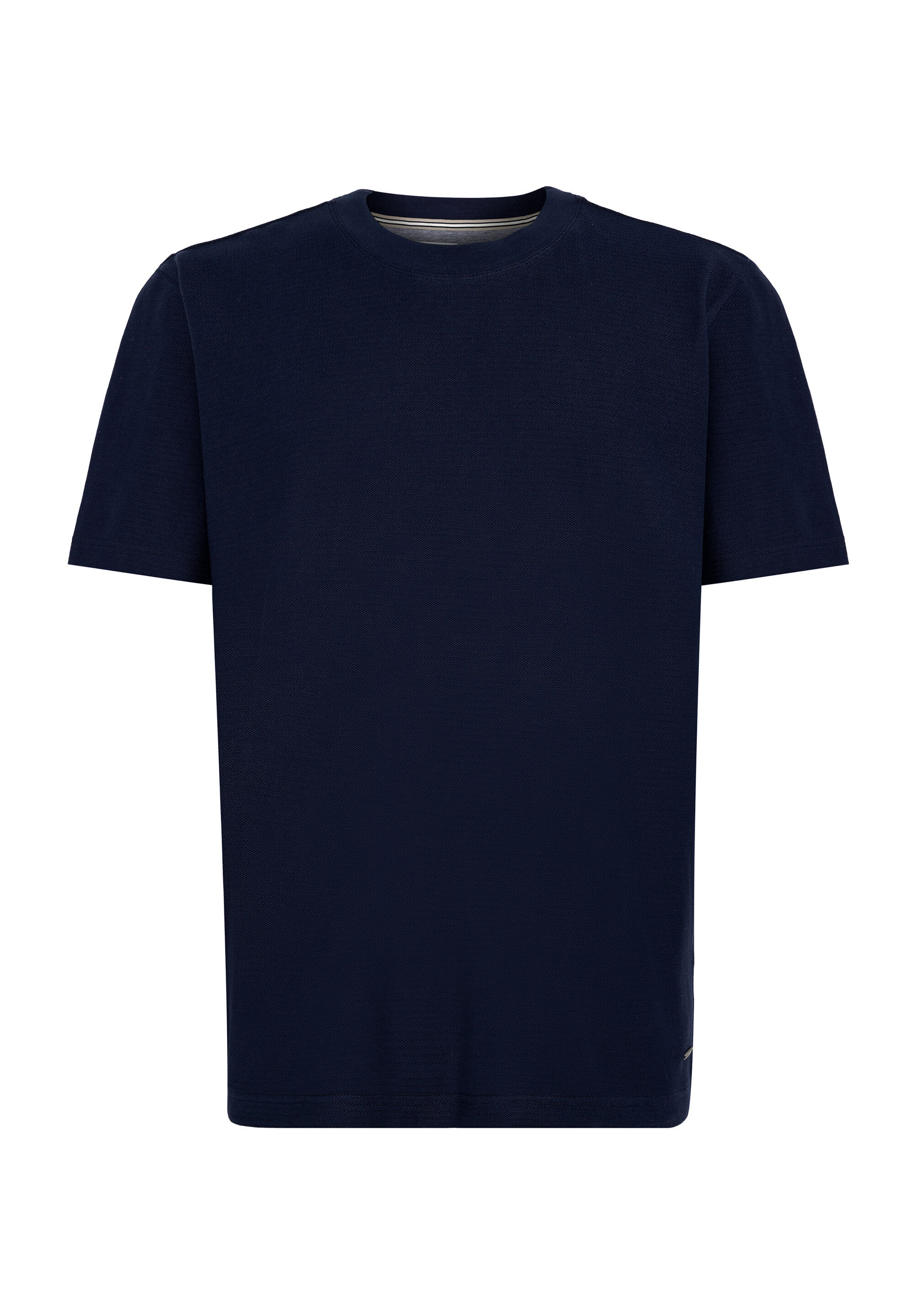 Pierre Cardin T-Shirt "Pierre Cardin T-Shirt" mit feiner Fischgrat-Struktur
