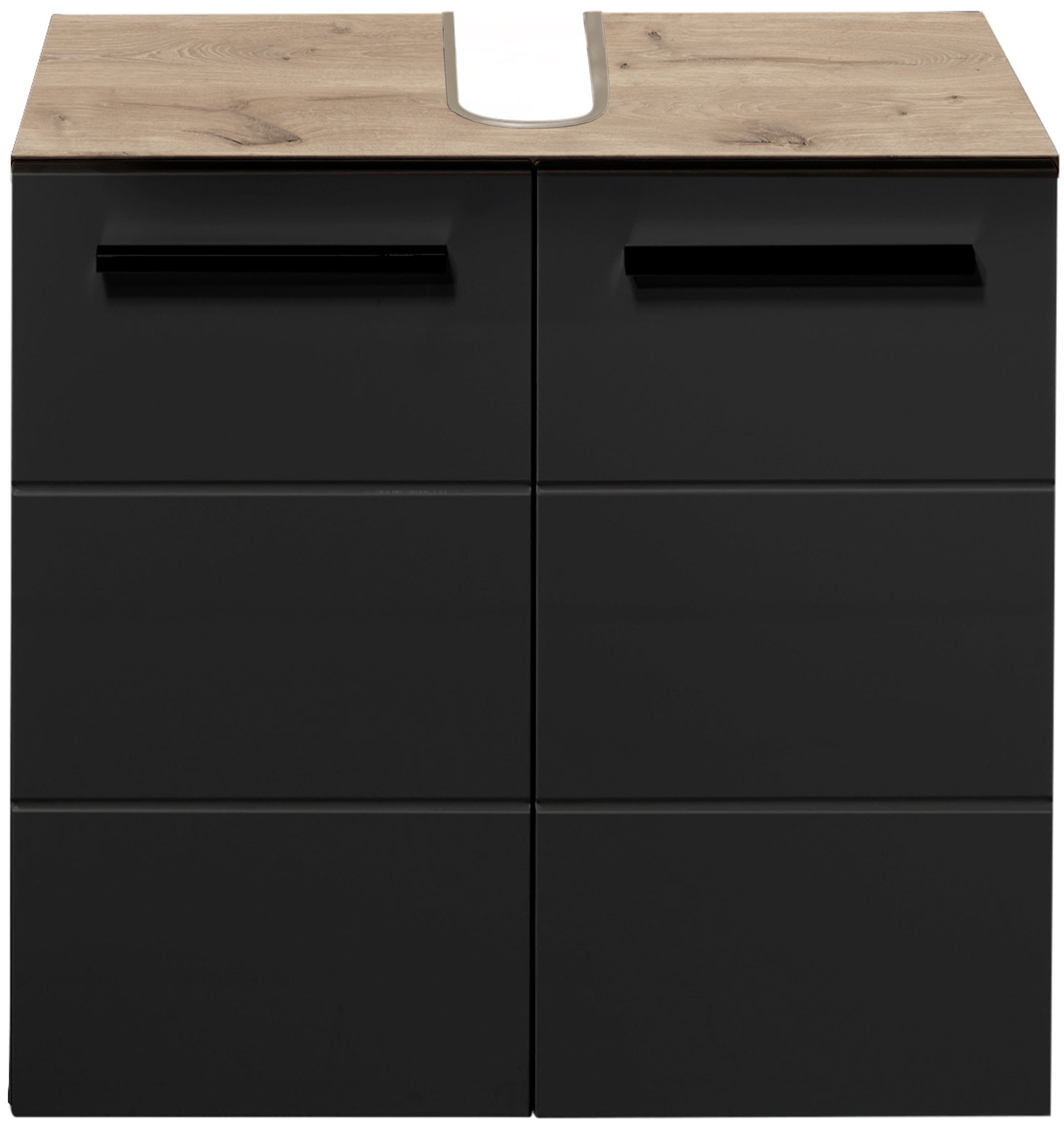 Thumbnail - BASIC by Balculina Waschbeckenunterschrank "Rom BxHxT 60x62x31" 1 Stk. tlg. Breite 60cm, Kunststoffgriffe, Made in Europ...