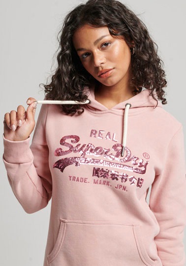 Superdry Kapuzensweatshirt »VL EMBELLISH«