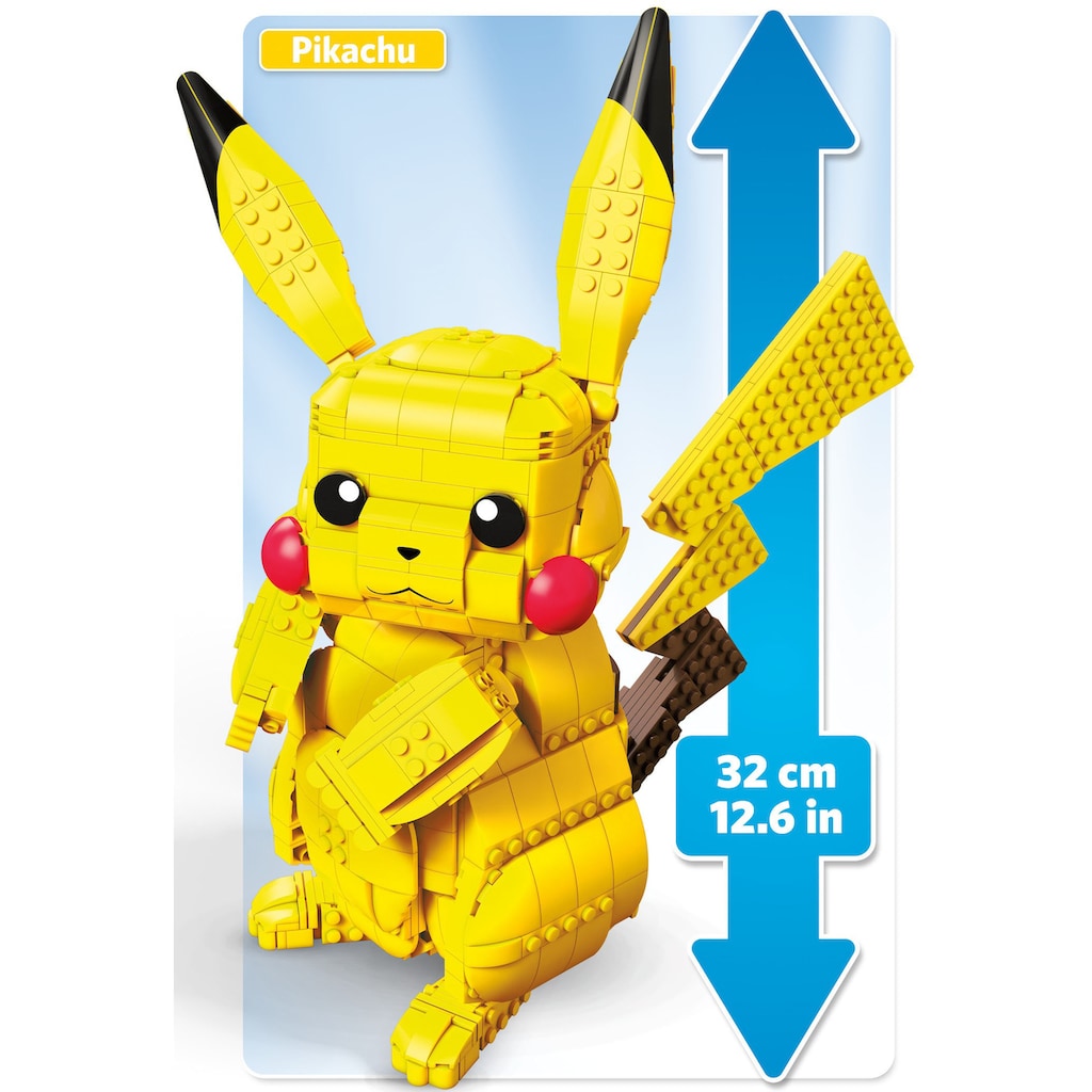 MEGA Spielfigur »Pokémon Jumbo Pikachu«, zum Zusammenbauen