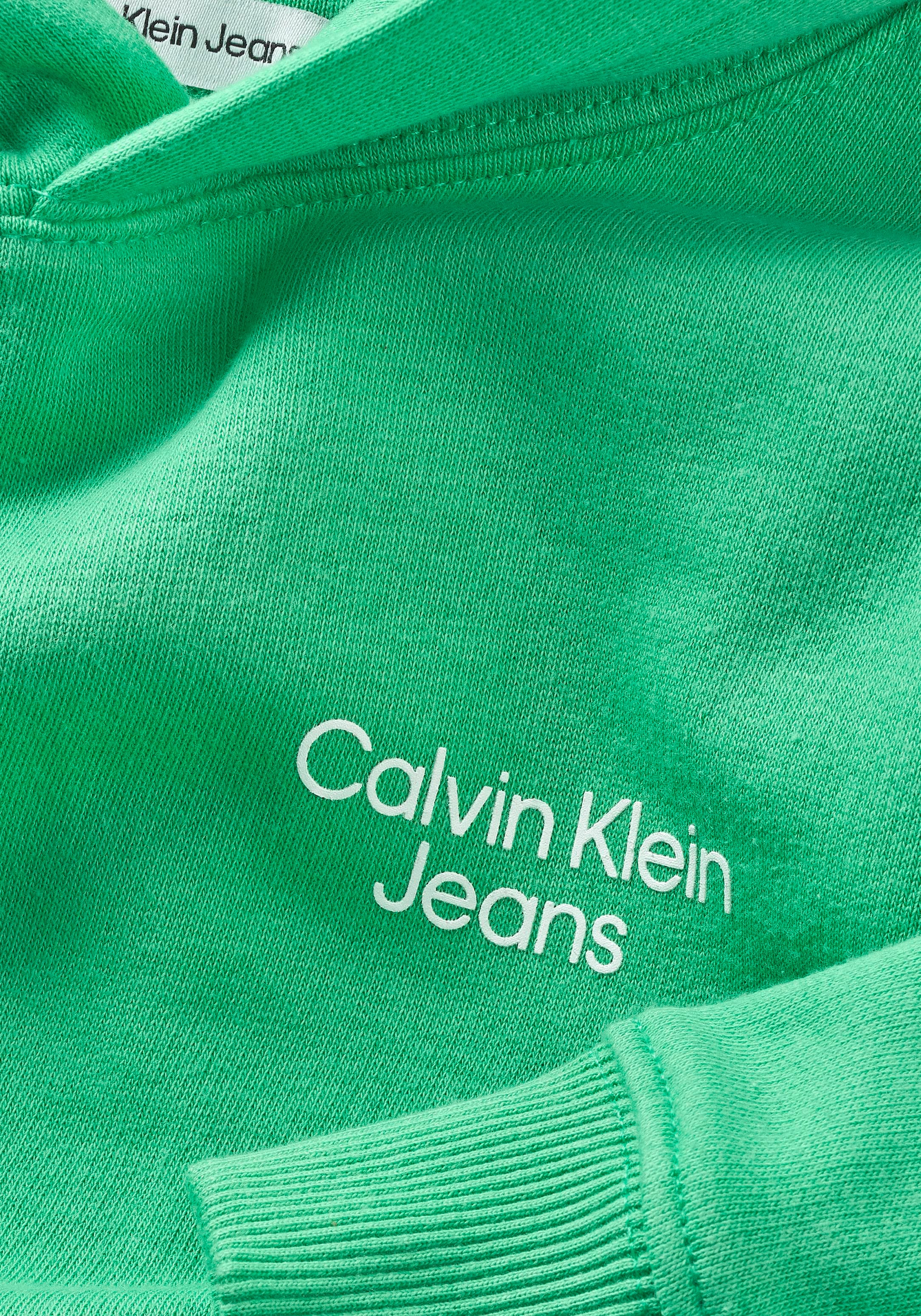 Calvin Klein Jeans Kapuzensweatshirt »CKJ STACK LOGO HOODIE«