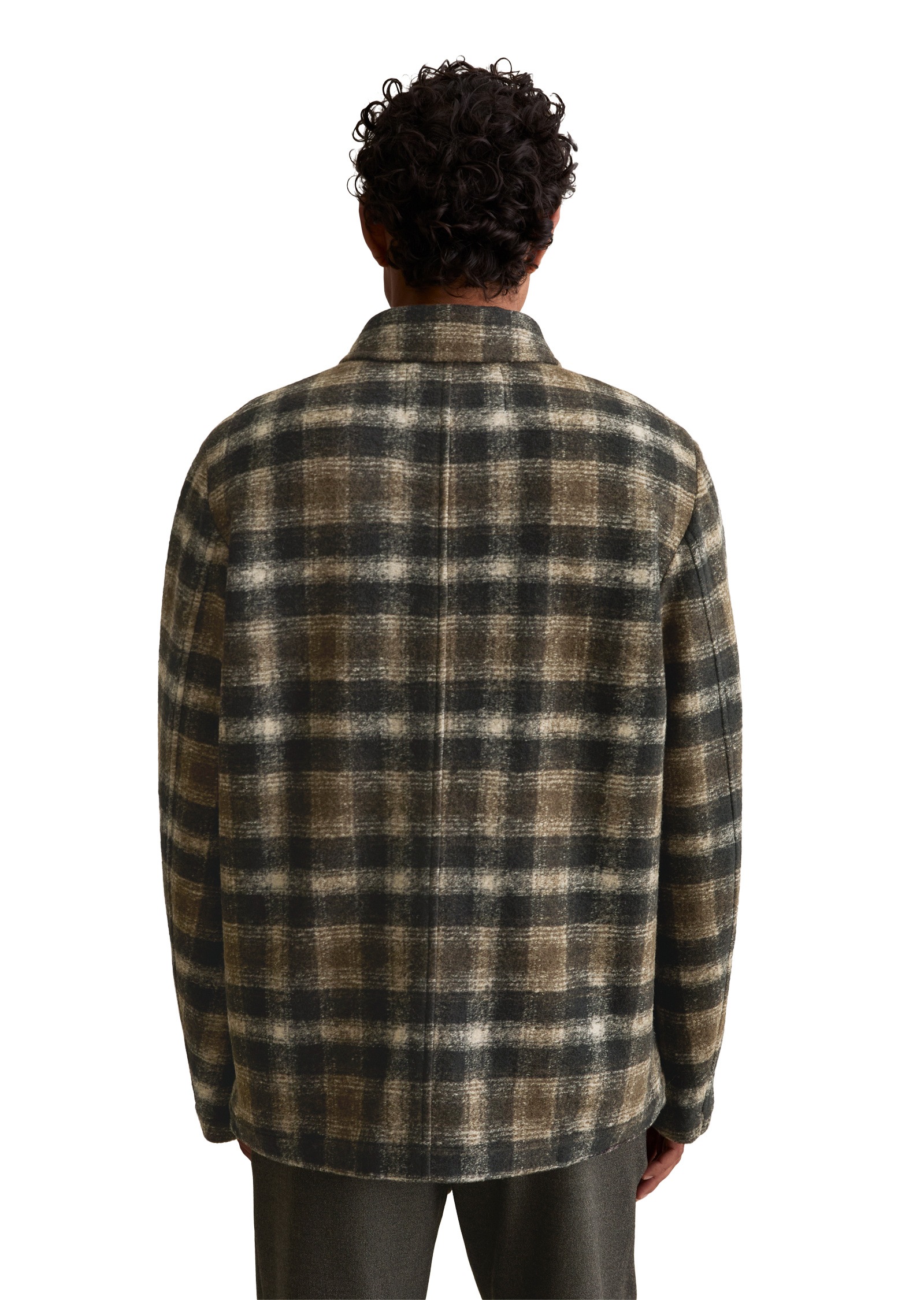 Thumbnail - Marc OPolo DENIM Outdoorjacke "aus Schafwoll-Mix mit Recycling-Anteil" ohne Kapuze