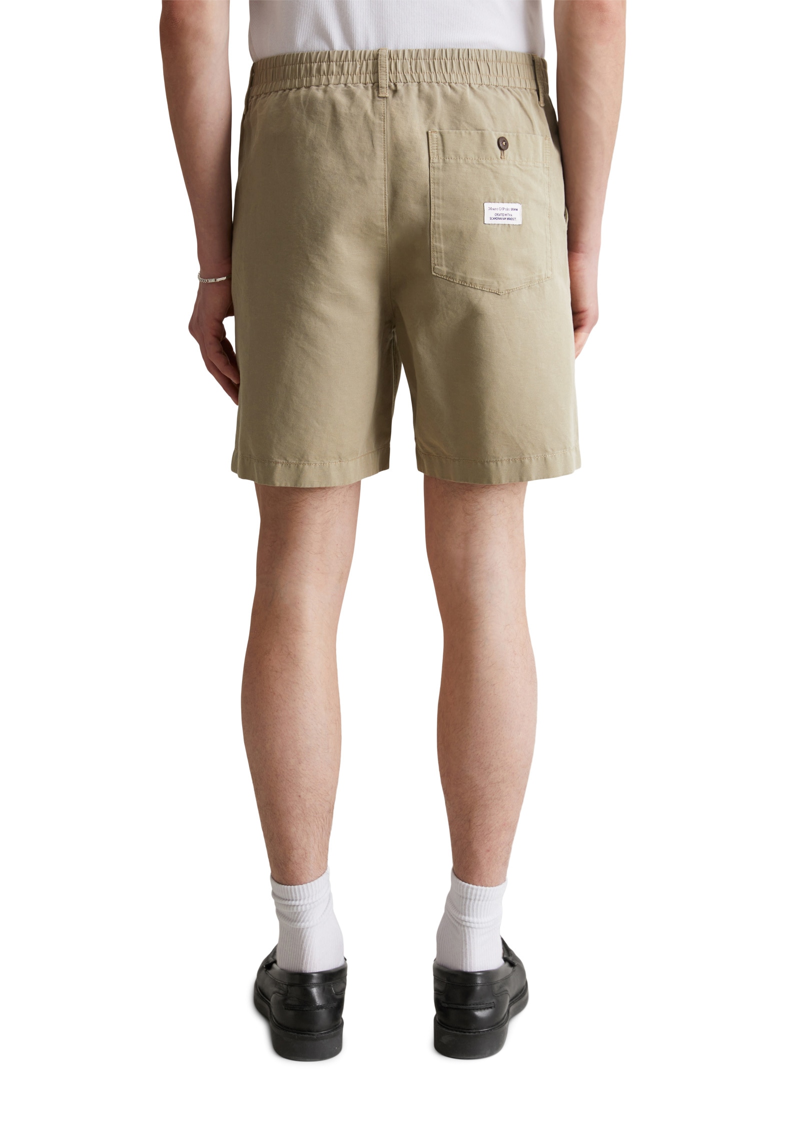 Marc O'Polo DENIM Shorts »aus Bio-Baumwolle und Leinen«