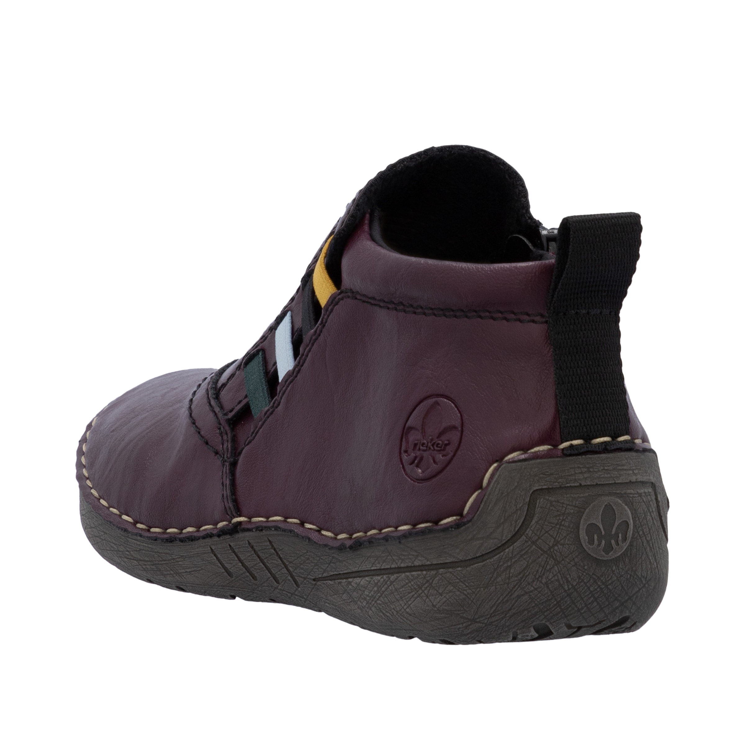 Rieker Sneakerboots, Casual-Boots, Stiefelette, Schlupfboots mit Innenreißverschluss