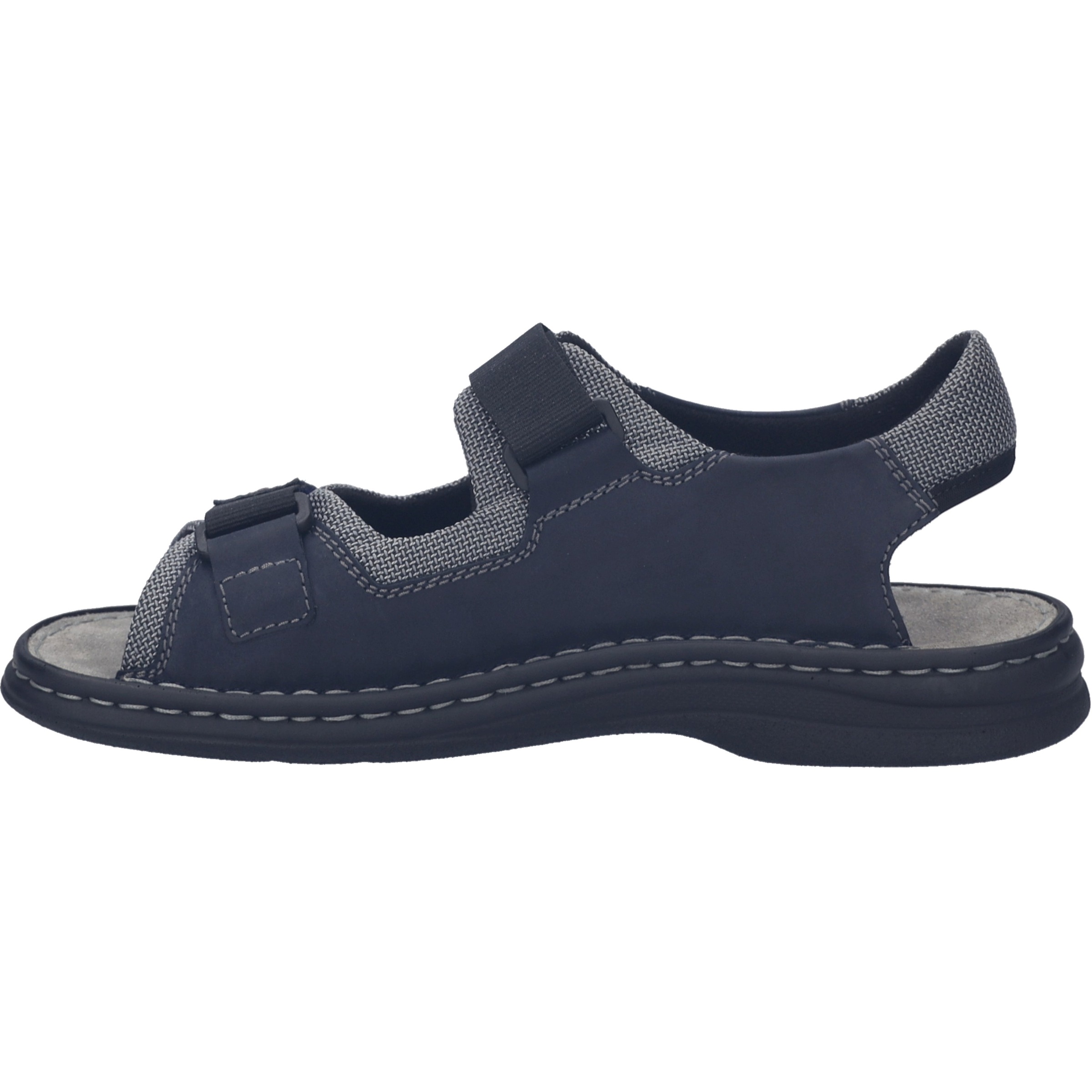 Sandale JOSEF SEIBEL "Max 61, ocean-kombi", Damen, Gr. 42, blau (ocean, kombi), Obermaterial: 80% Rindsleder Leather cow. 20% Textilmaterial TEXMAT., Schuhe Sandale 5