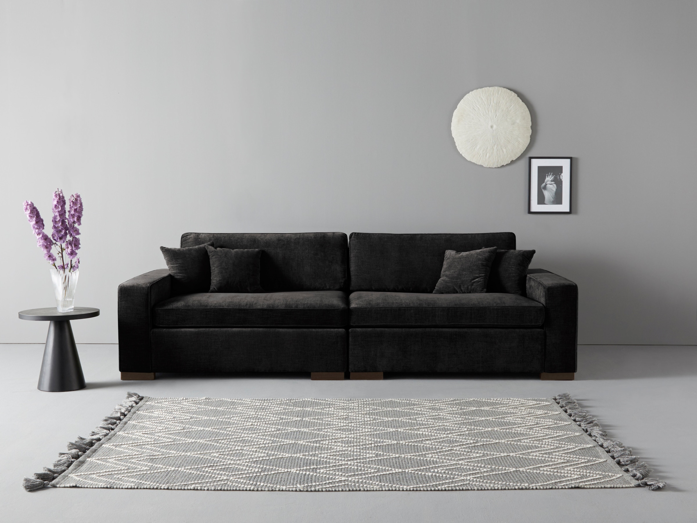 Home affaire 2-Sitzer "Skara XXL", Lounge-Sofa XXL mit Federkern-Polsterung günstig online kaufen