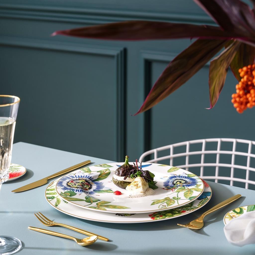 Villeroy & Boch Geschirr-Set »Tafelservice Amazonia Anmut 12er Set bunt« Handwäsche wird empfohlen