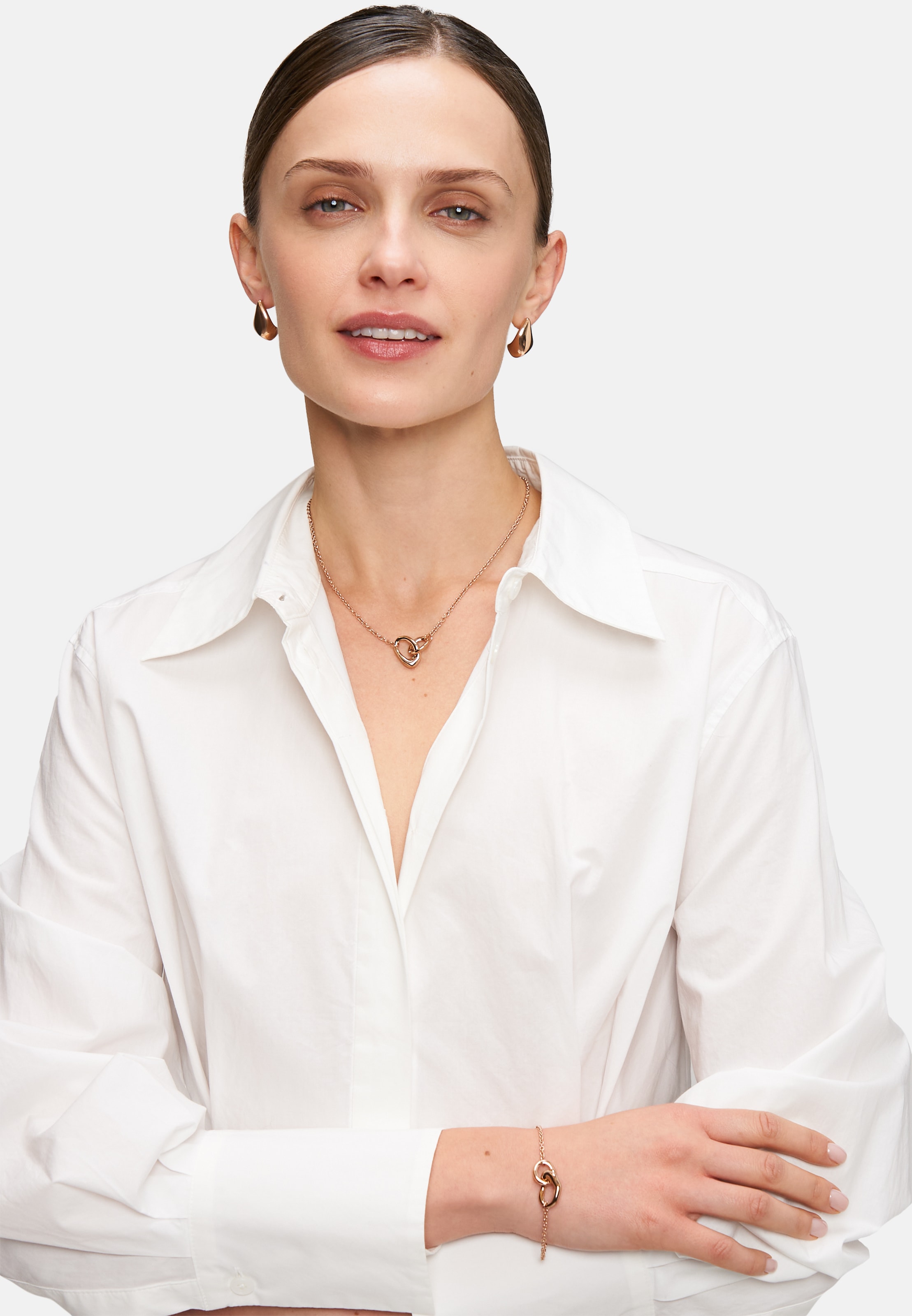 Tamaris Armband »Schmuck Geschenk Edelstahl Armkette Organic Shapes«
