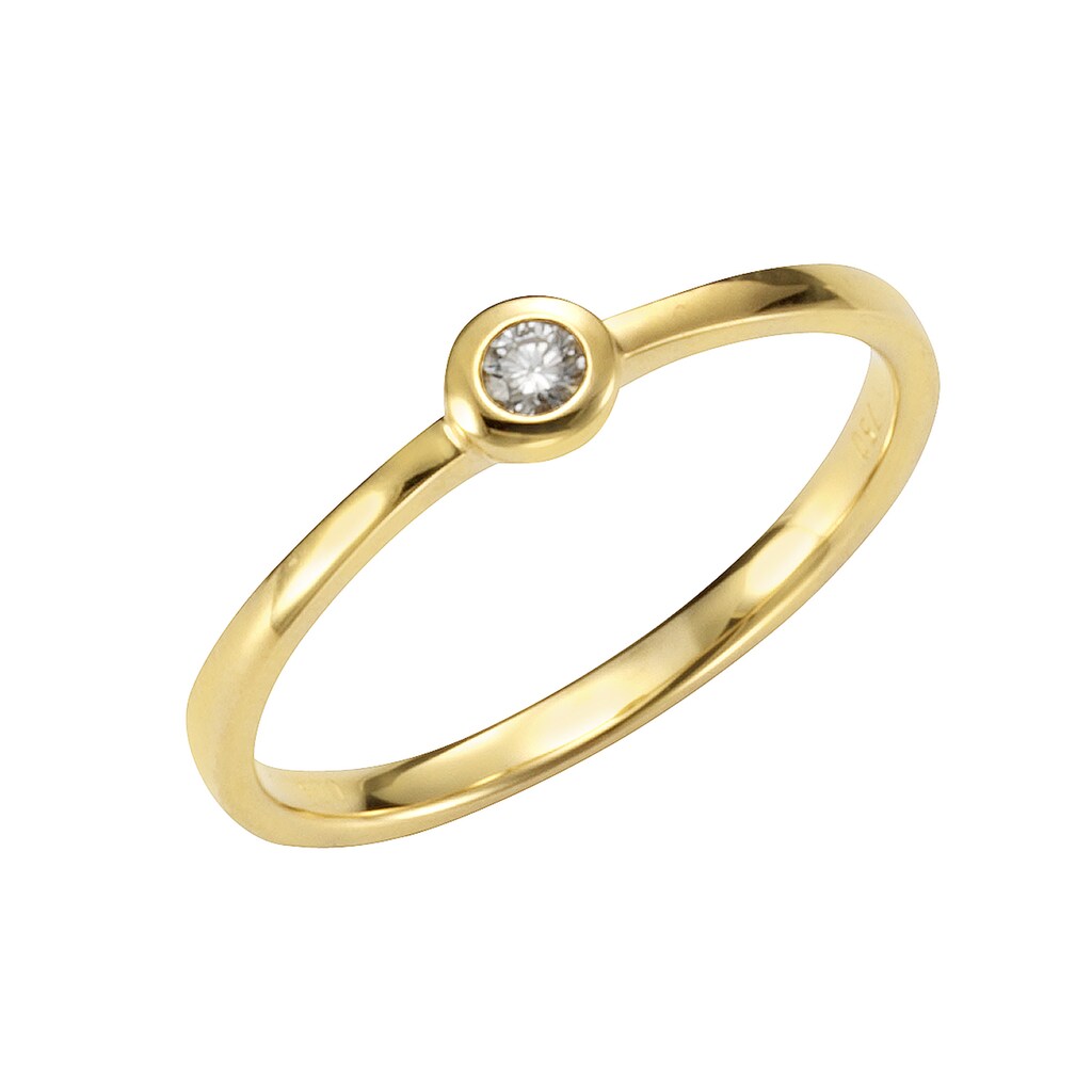 Orolino Fingerring »585/- Gelbgold Brillant«