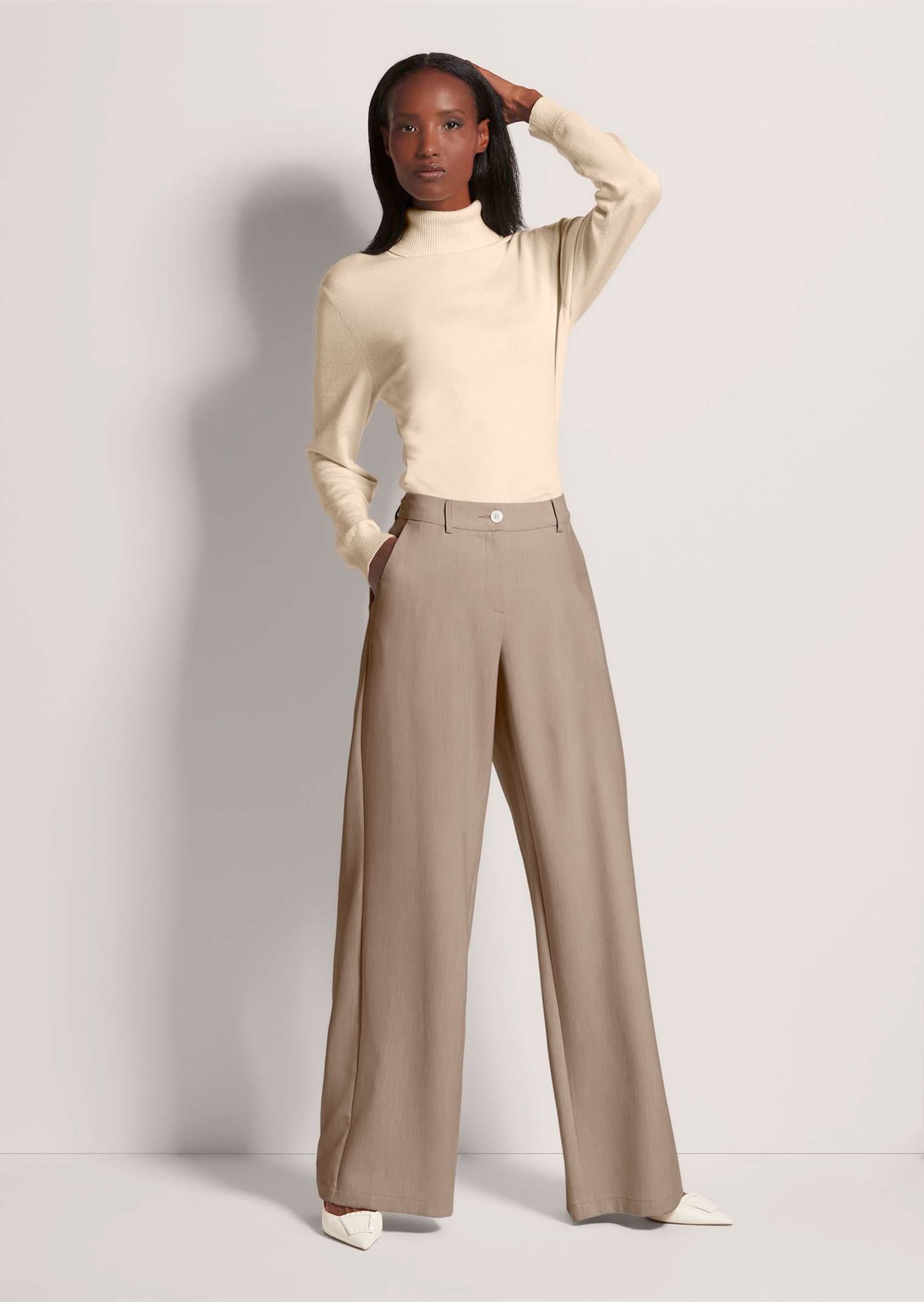 MADELEINE Bügelfaltenhose "Palazzohose Elegante Stretchhose mit Bügelfalten günstig online kaufen