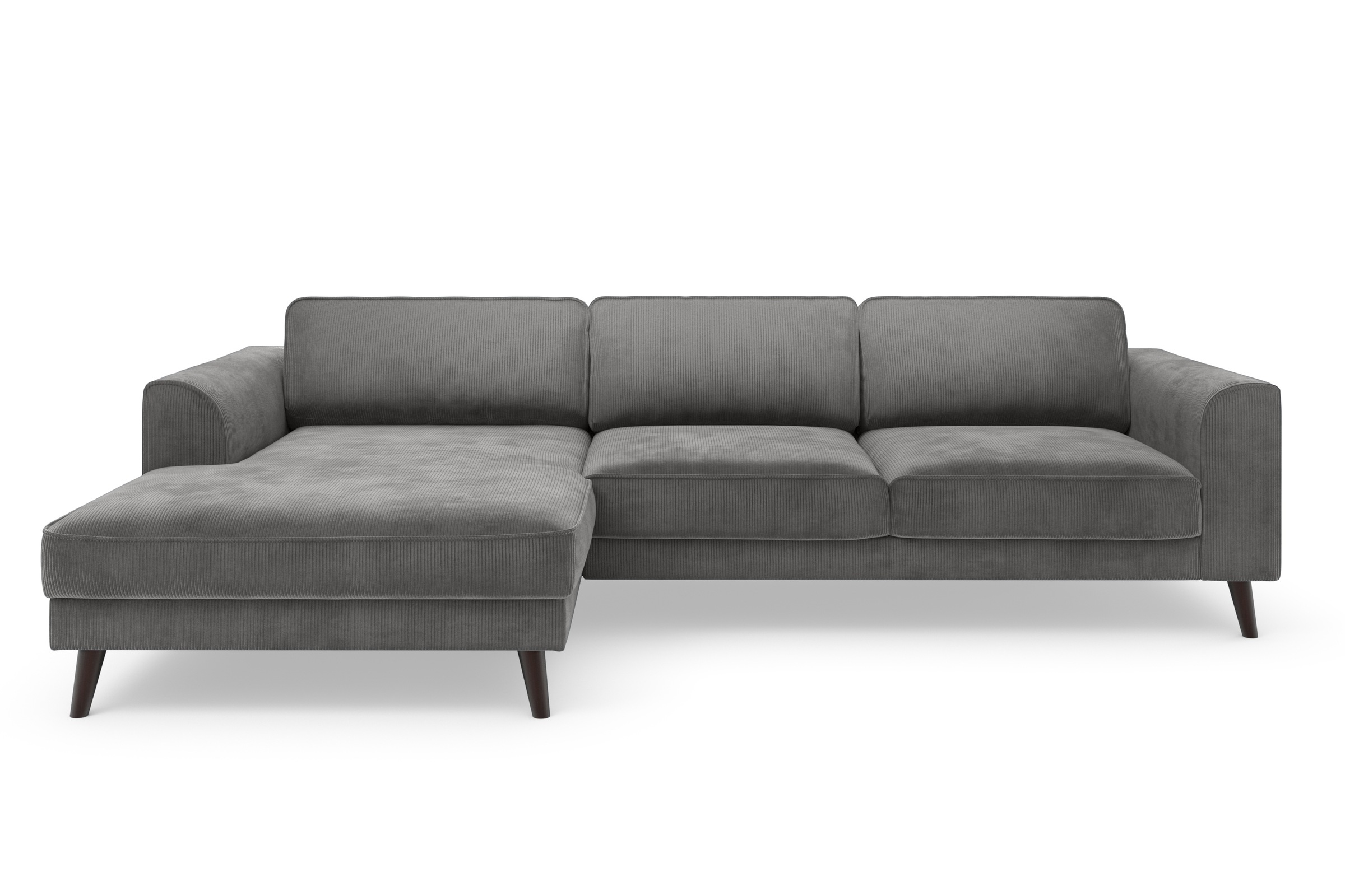 TRENDMANUFAKTUR Ecksofa »Lumber Jack, elegantes Designsofa, zeitlos modern, hoher Sitzkomfort«, wahlweise mit Bettfunktion u. Bettkasten, L-Form