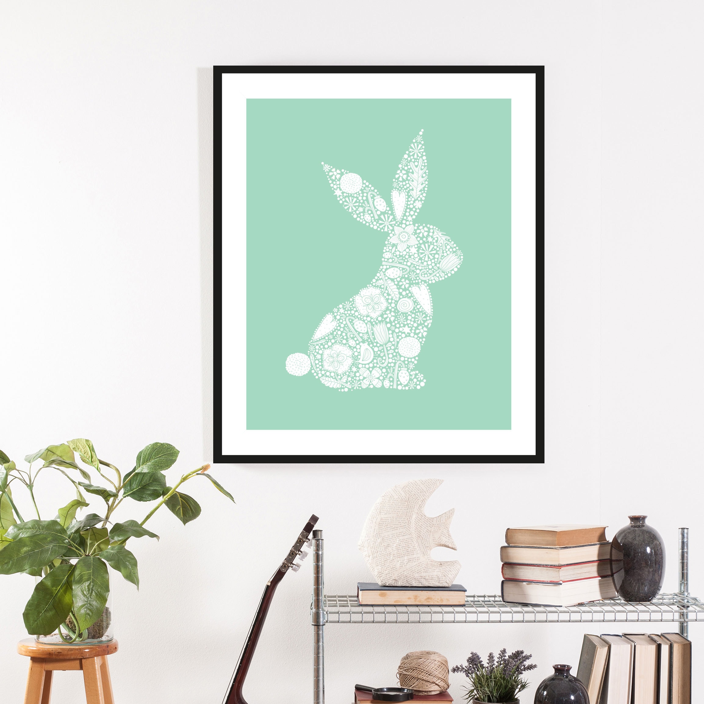 queence Bild "Akimo" Haustiere  Kunst  Ostern 1 Stk. tlg. HD Premium Poster günstig online kaufen