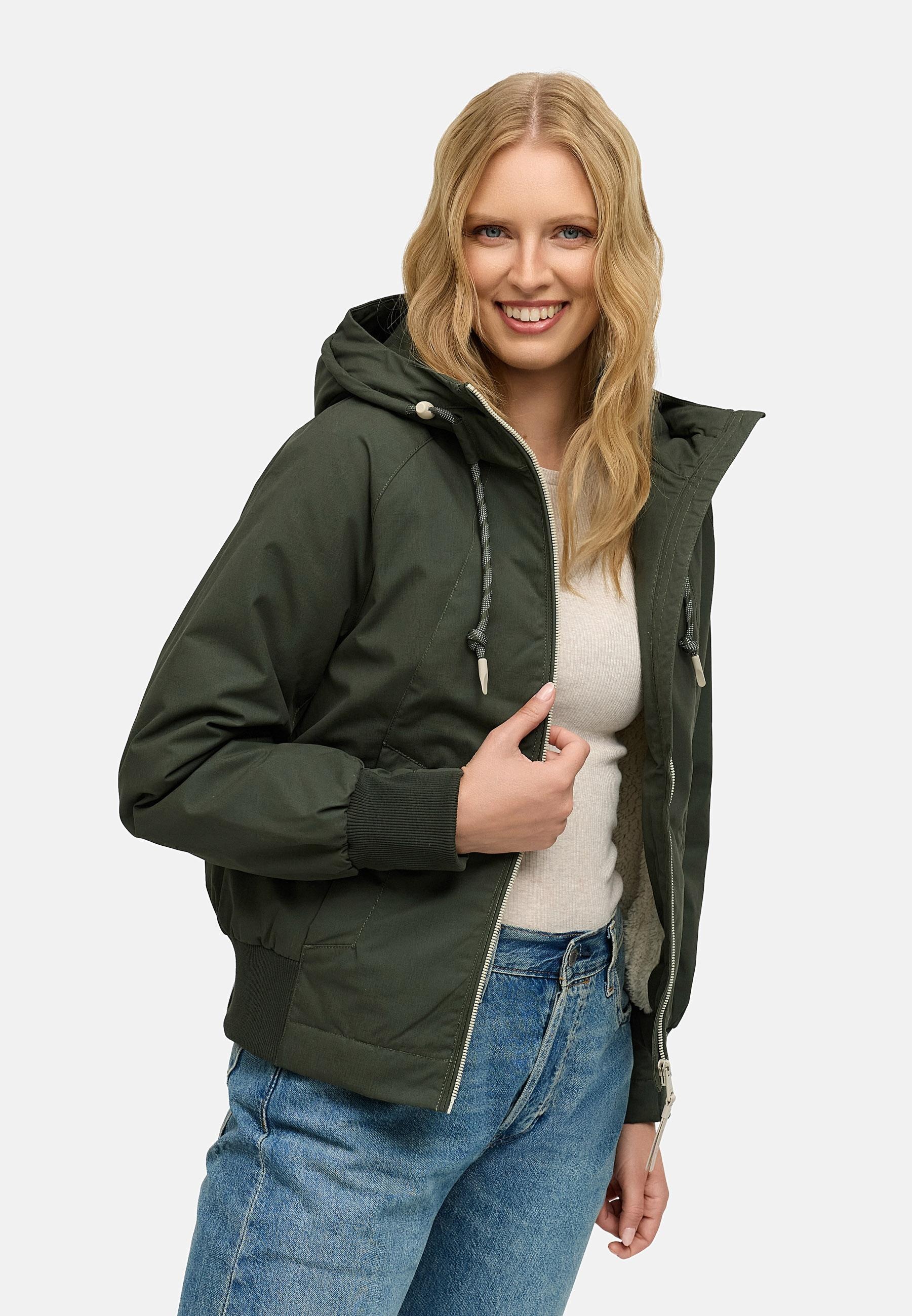 Ragwear Outdoorjacke »Lumie YOUMODO«, mit Kapuze, Gefütterte Übergangsjacke mit Kapuze