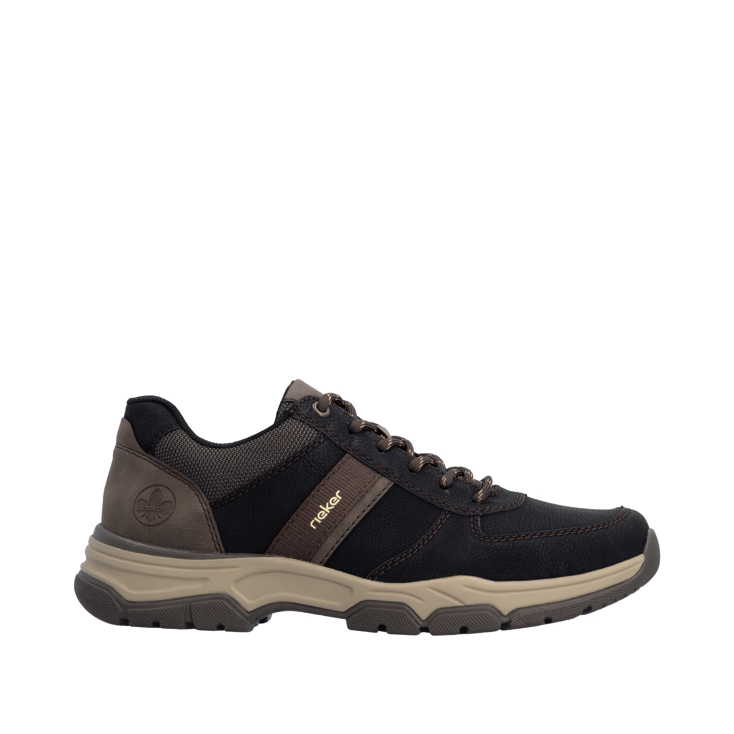 Rieker Sneaker  , Freizeitschuh, Outdoorschuh, Schnürschuh mit gepolstertem Schaftrand