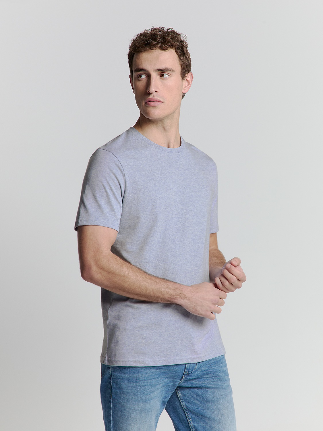 NO EXCESS T-Shirt »No Excess T-Shirt mit Rundhalsausschnitt«