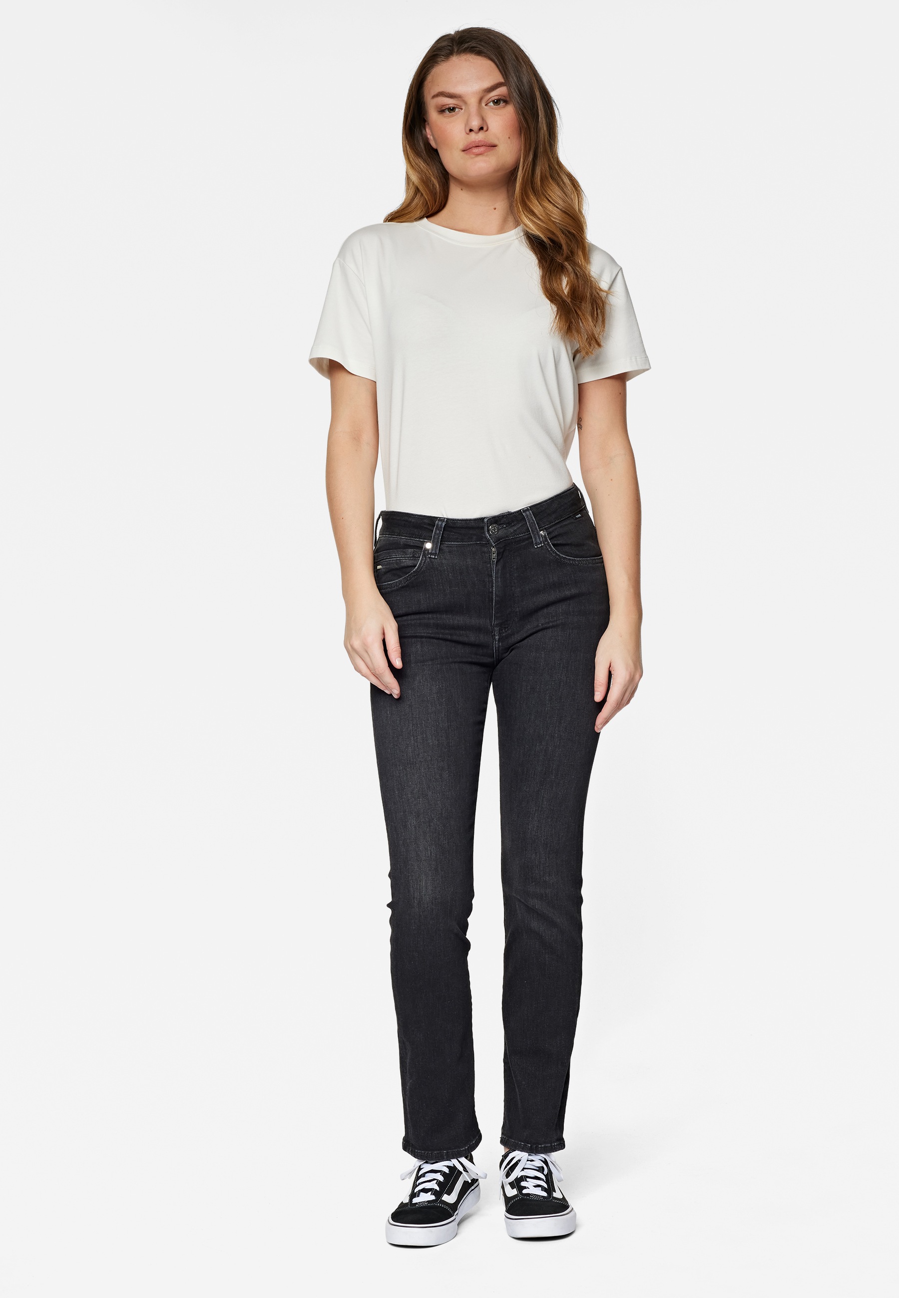 Mavi Straight-Jeans »KENDRA« gerde Form
