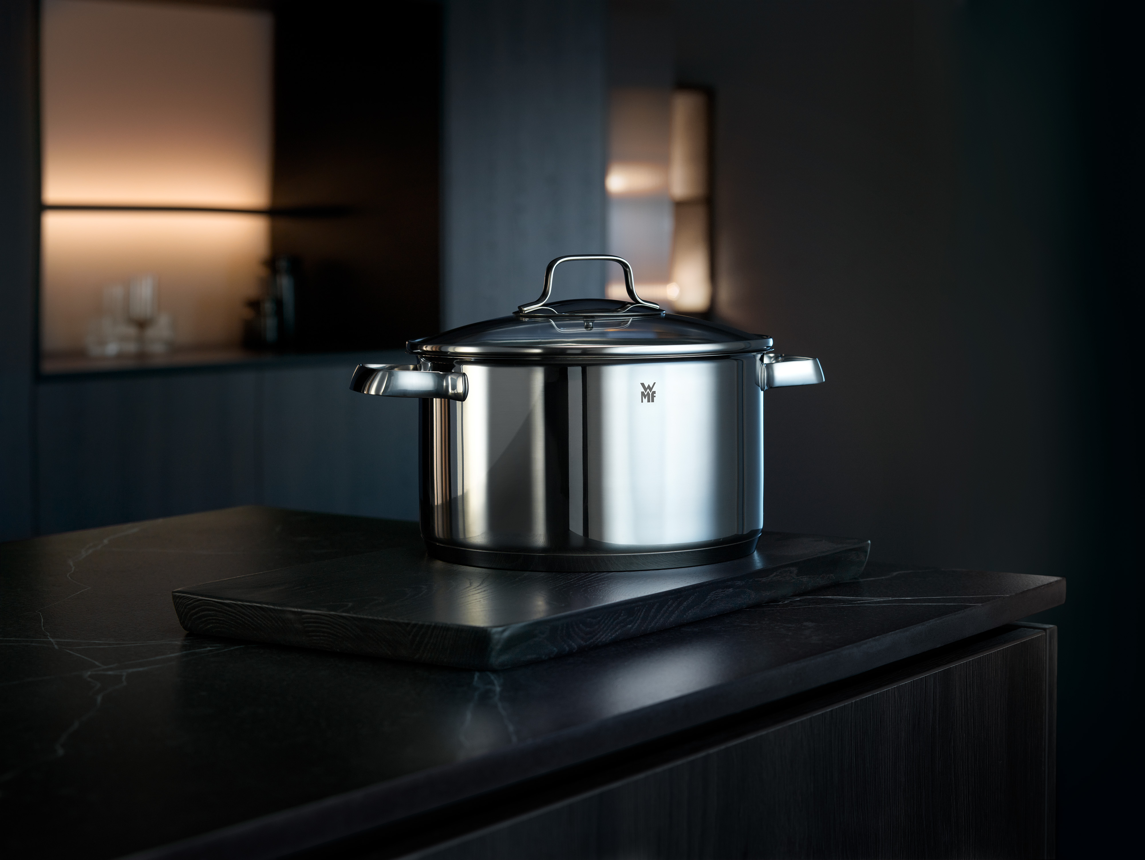 Thumbnail - WMF Topf-Set "Belmonte" Set, 7 Stk. tlg. Cromargan Edelstahl Rostfrei 18/10