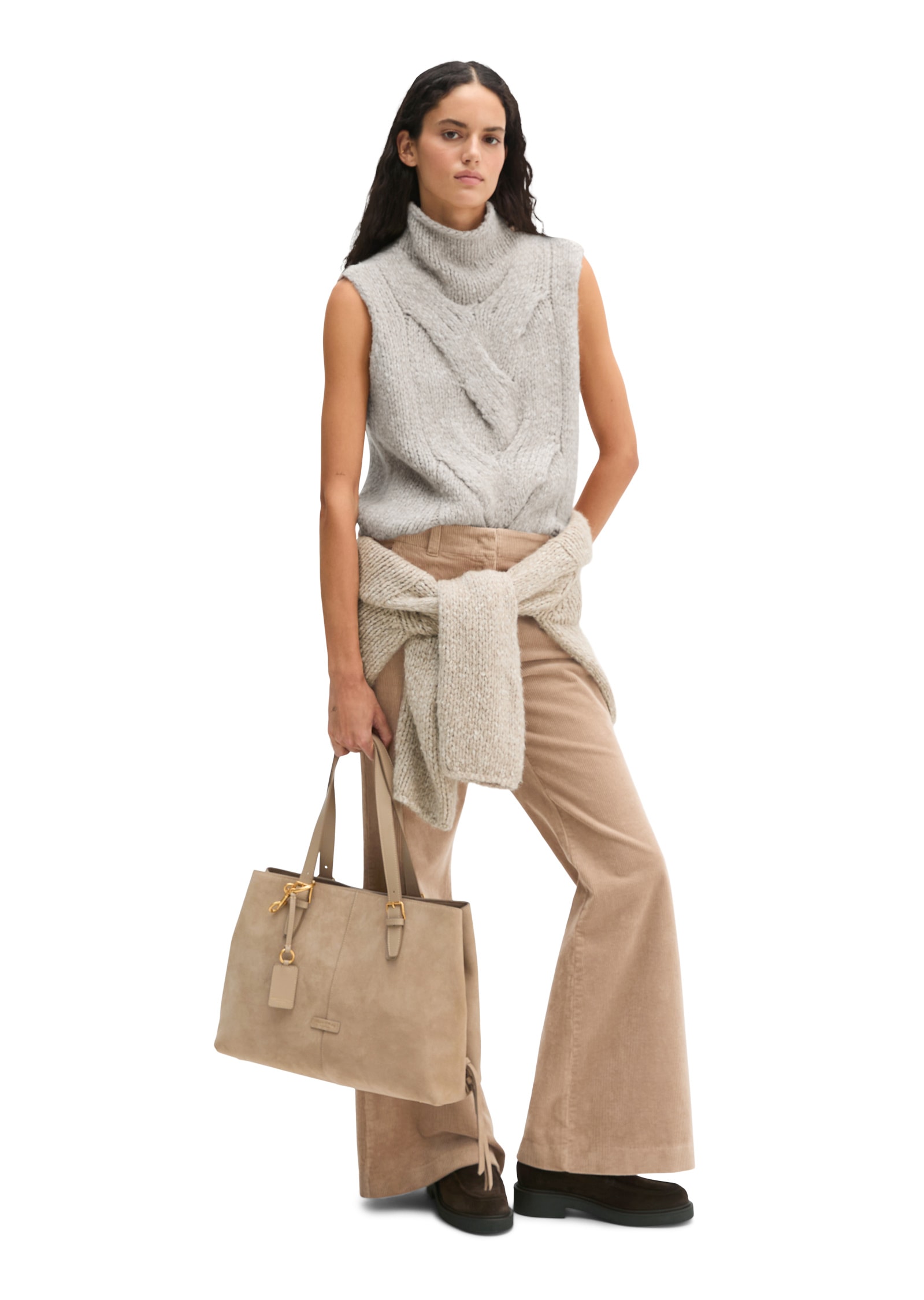 Marc O'Polo Shopper »aus weichem Velours-Rindleder«